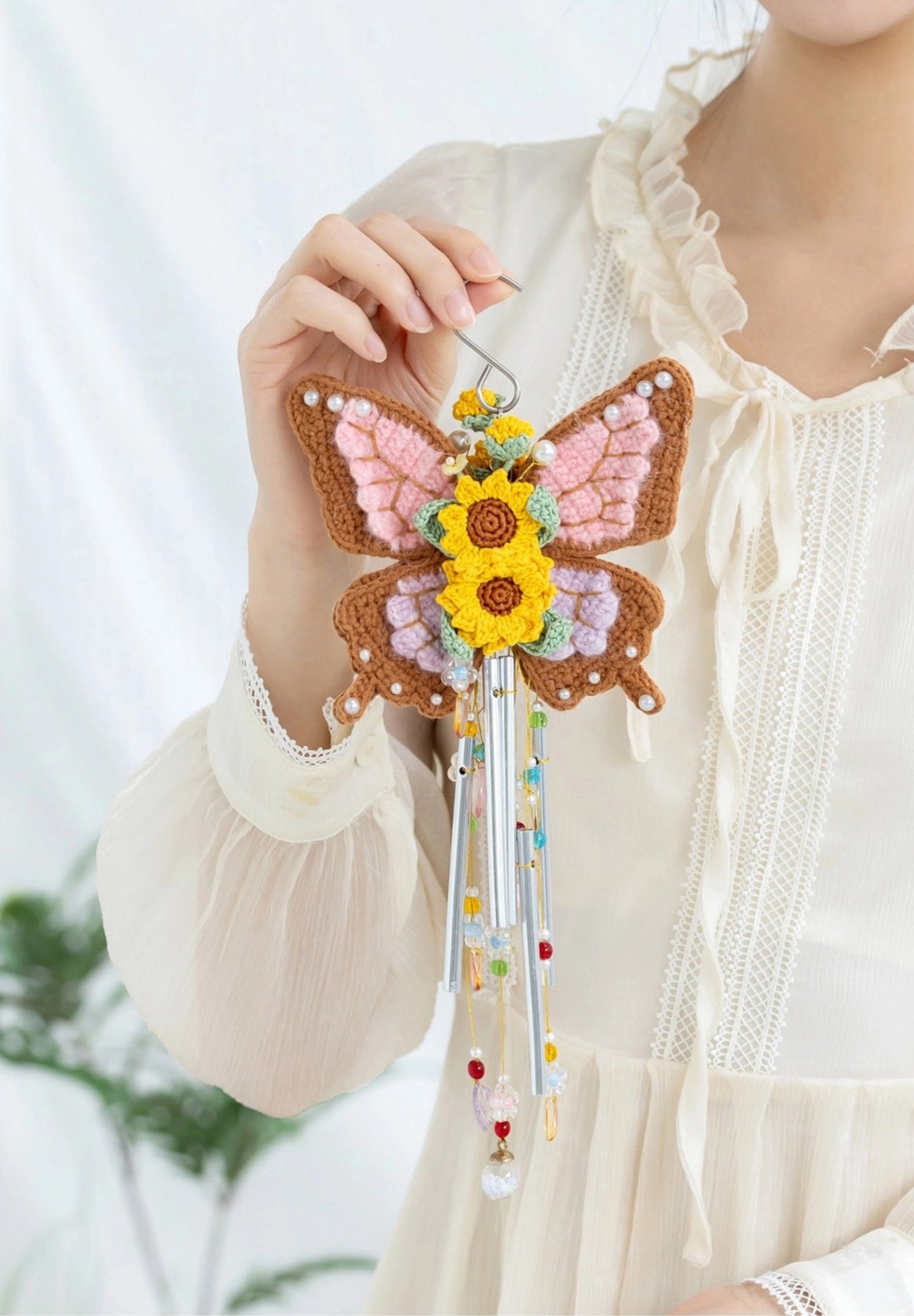 Butterfly Wind Chime Crochet Pattern