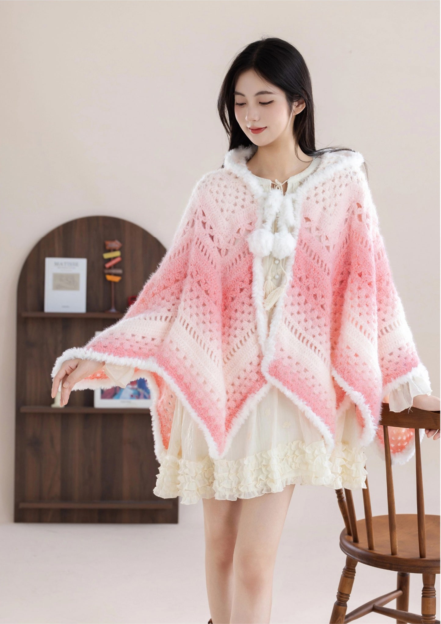 Starry Hooded Cloak Crochet Kit