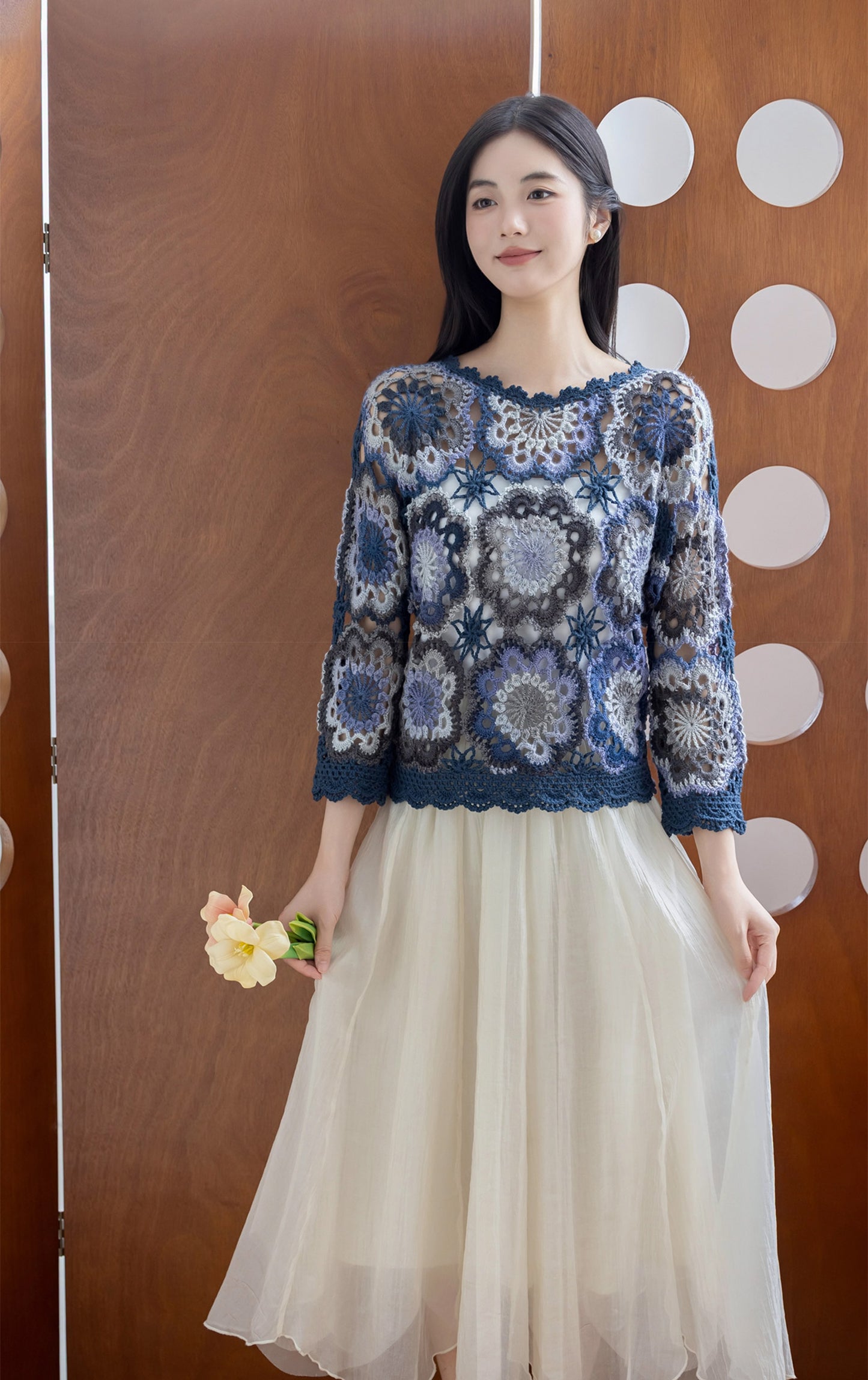 Yanko Pullover Crochet Kit