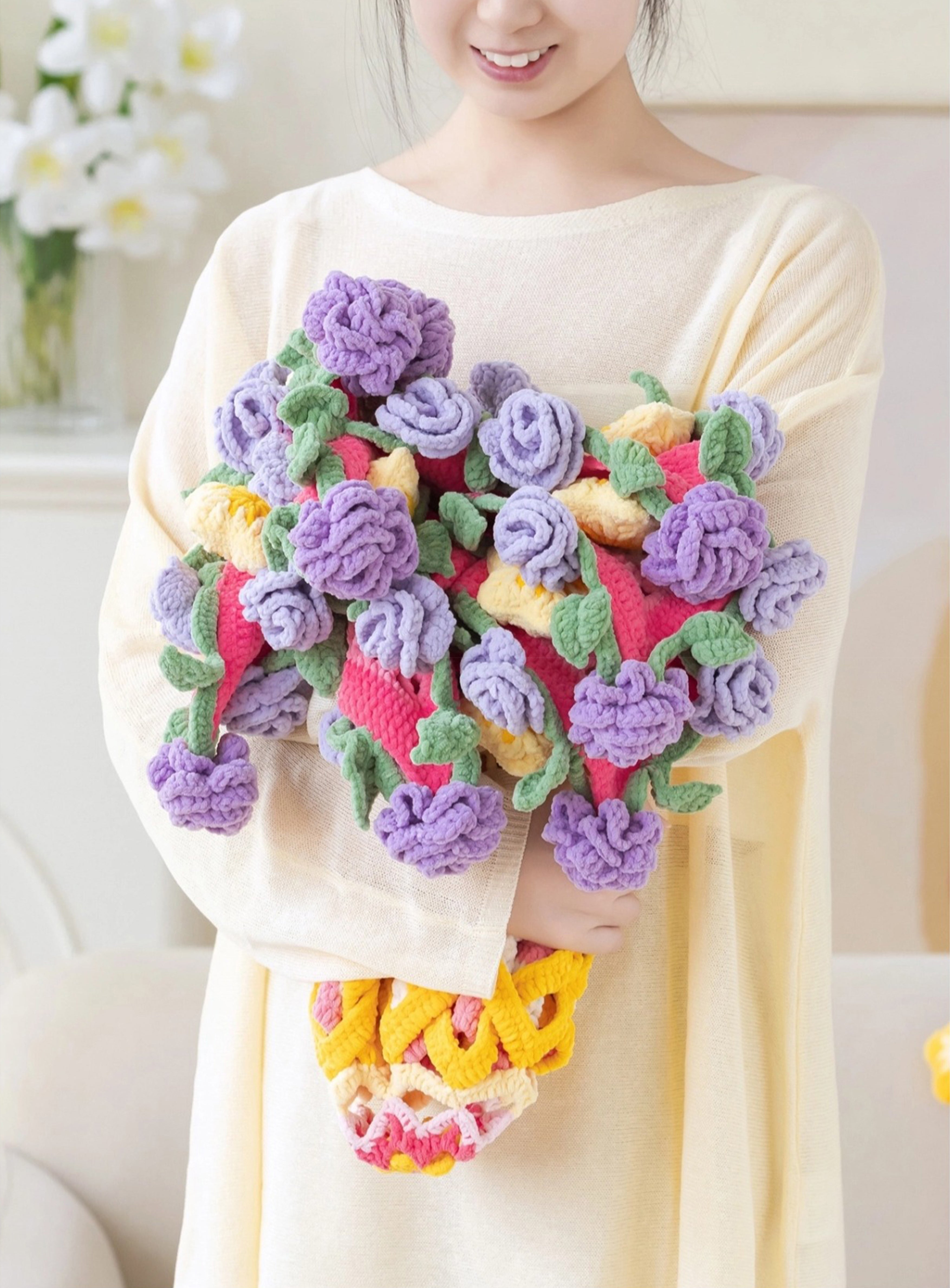 スターライトブーケかぎ針編みキット – Susan's Family Crochet Yarn