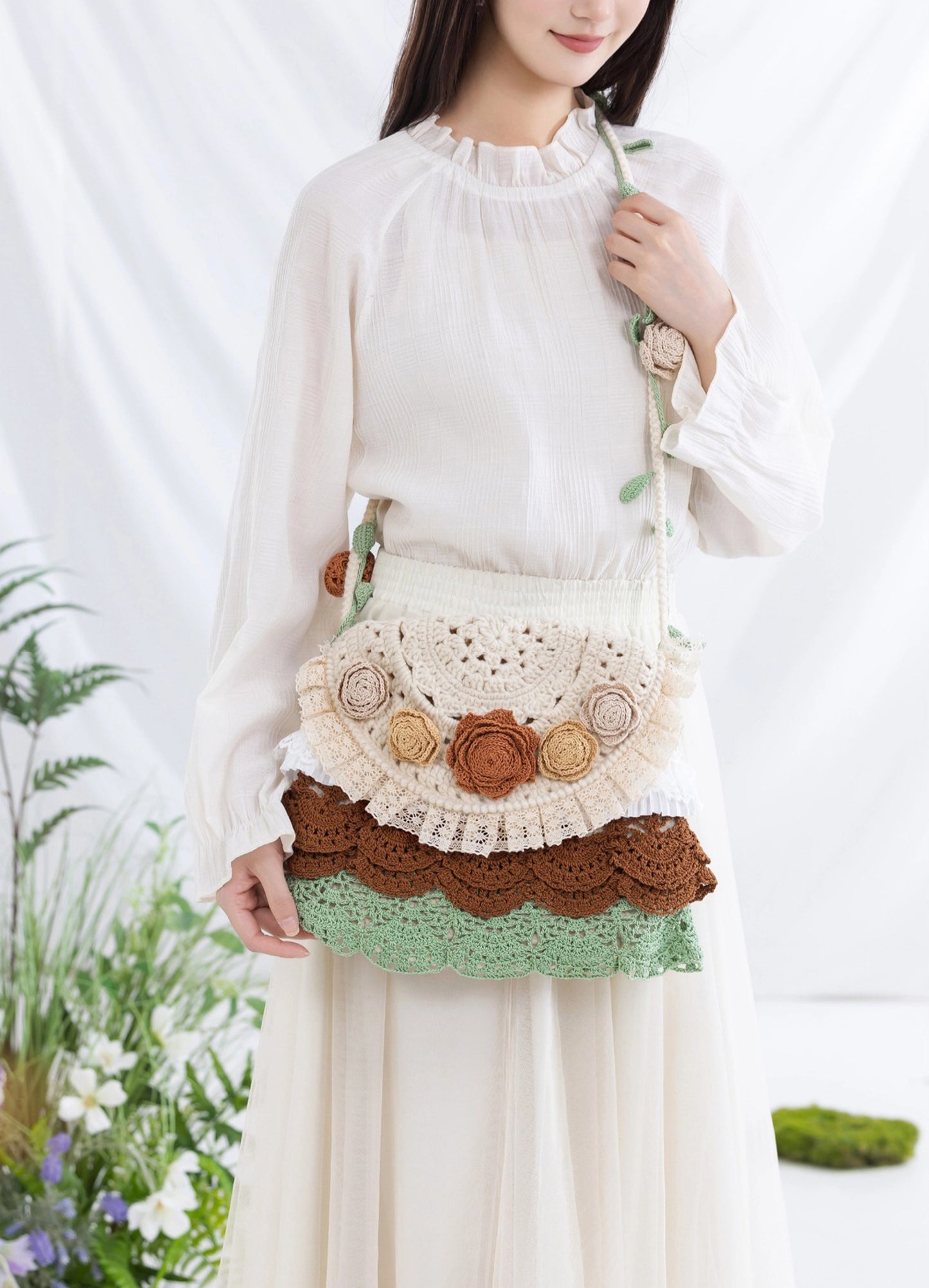 Rose Crossbody Bag Crochet Pattern