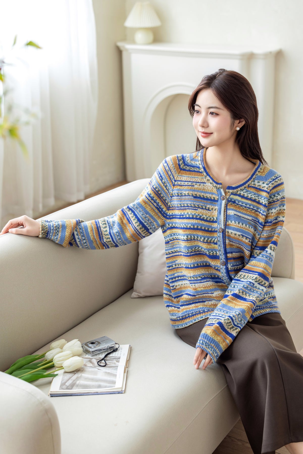 Time Whisper Cardigan Knit Pattern