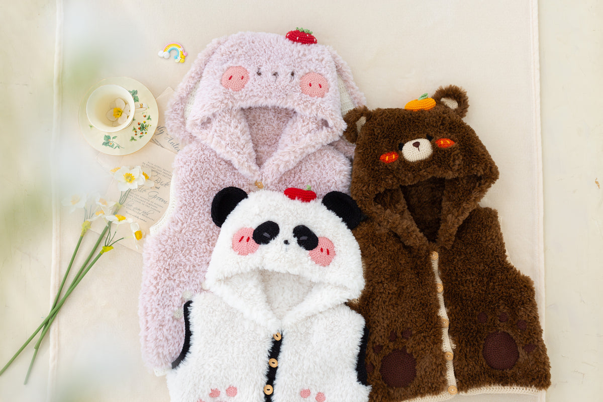Paw Fluffy Vest Crochet Pattern