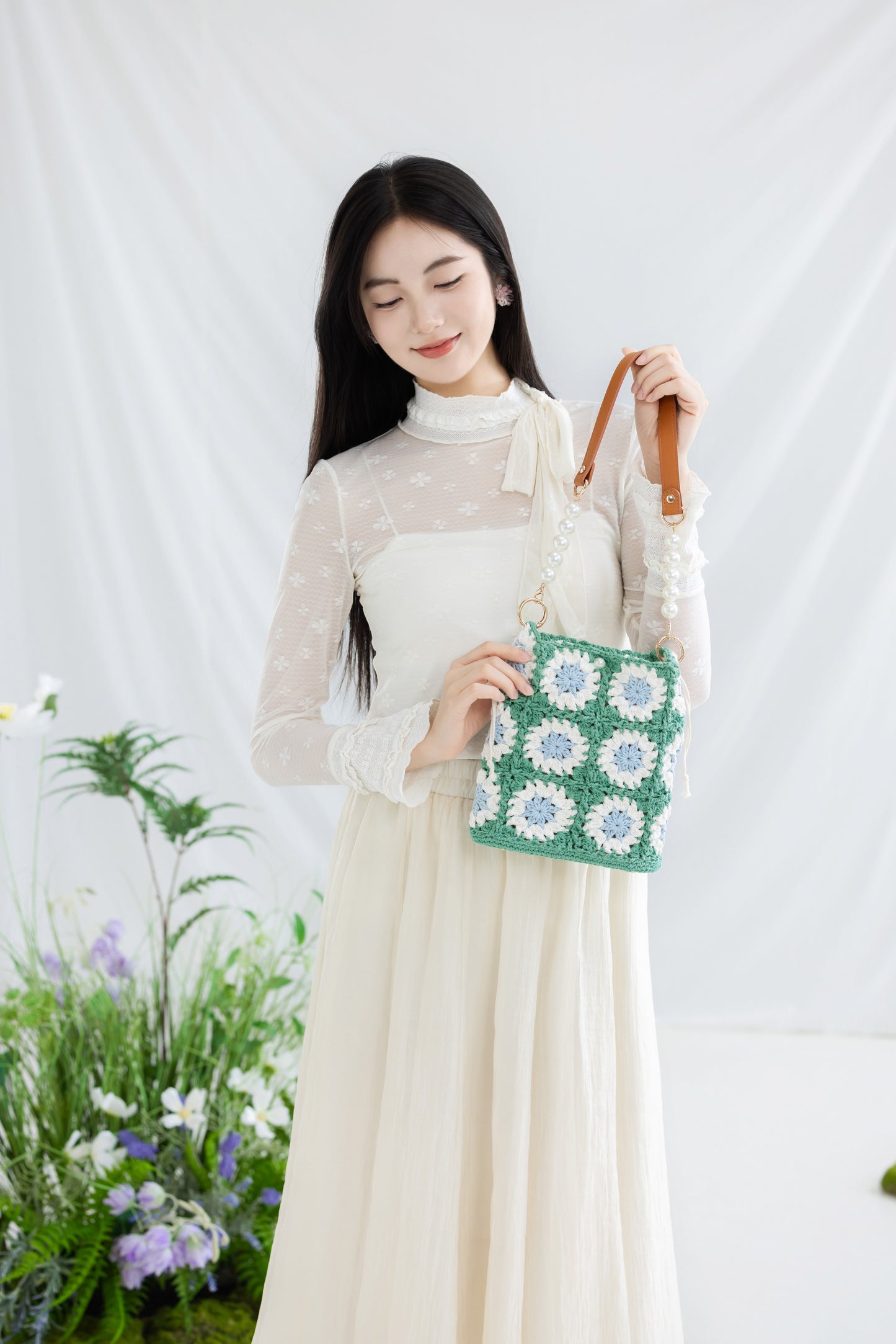 Rivulet Motifs Bag Crochet Pattern