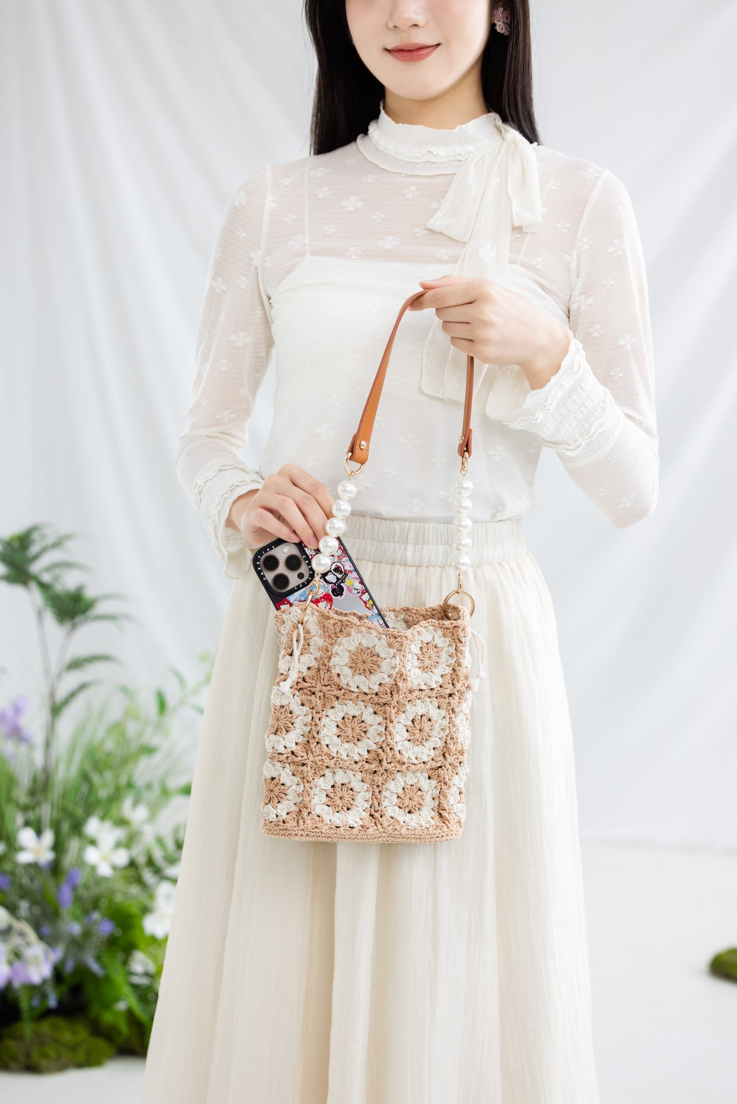 Rivulet Motifs Bag Crochet Pattern