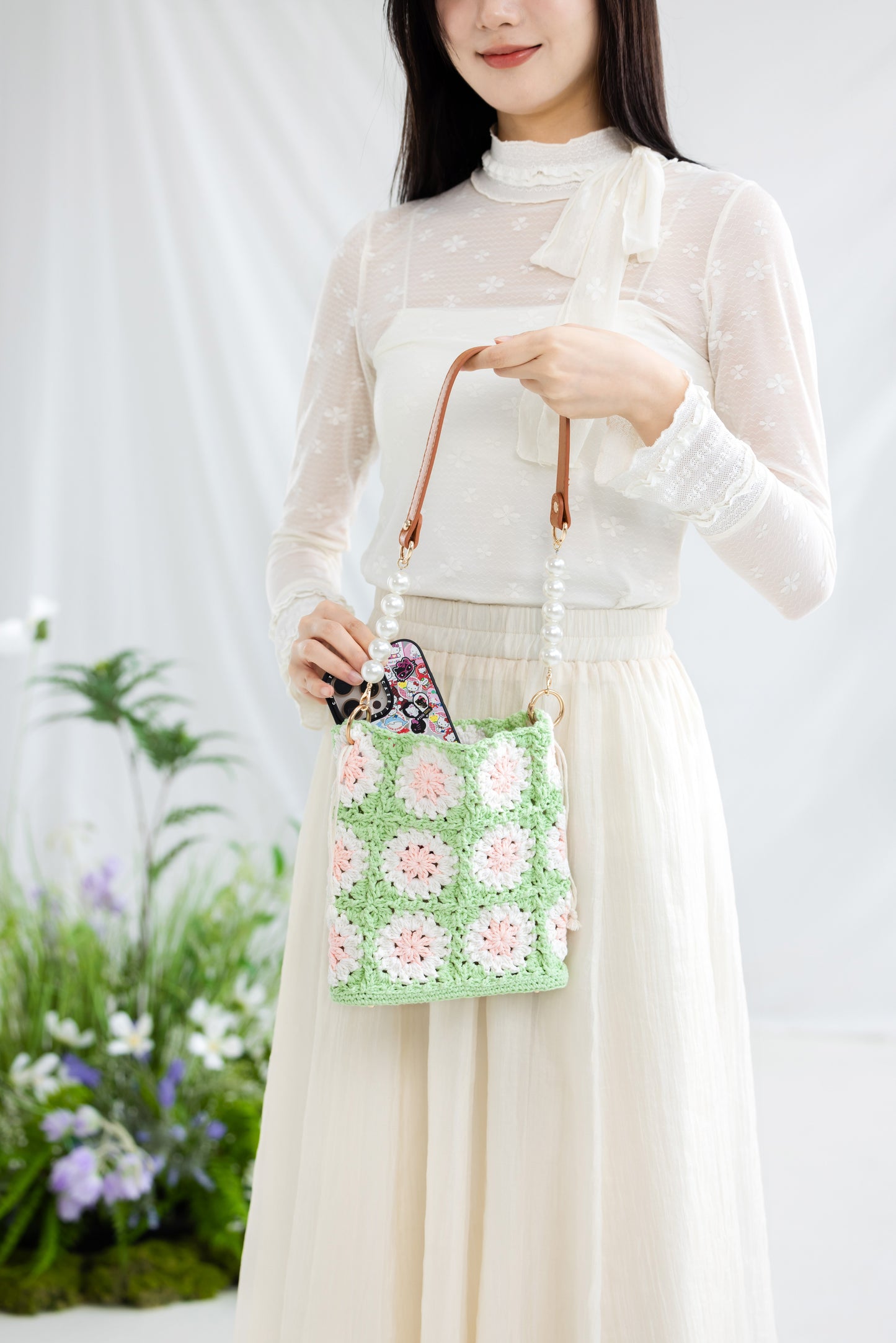 Rivulet Motifs Bag Crochet Pattern
