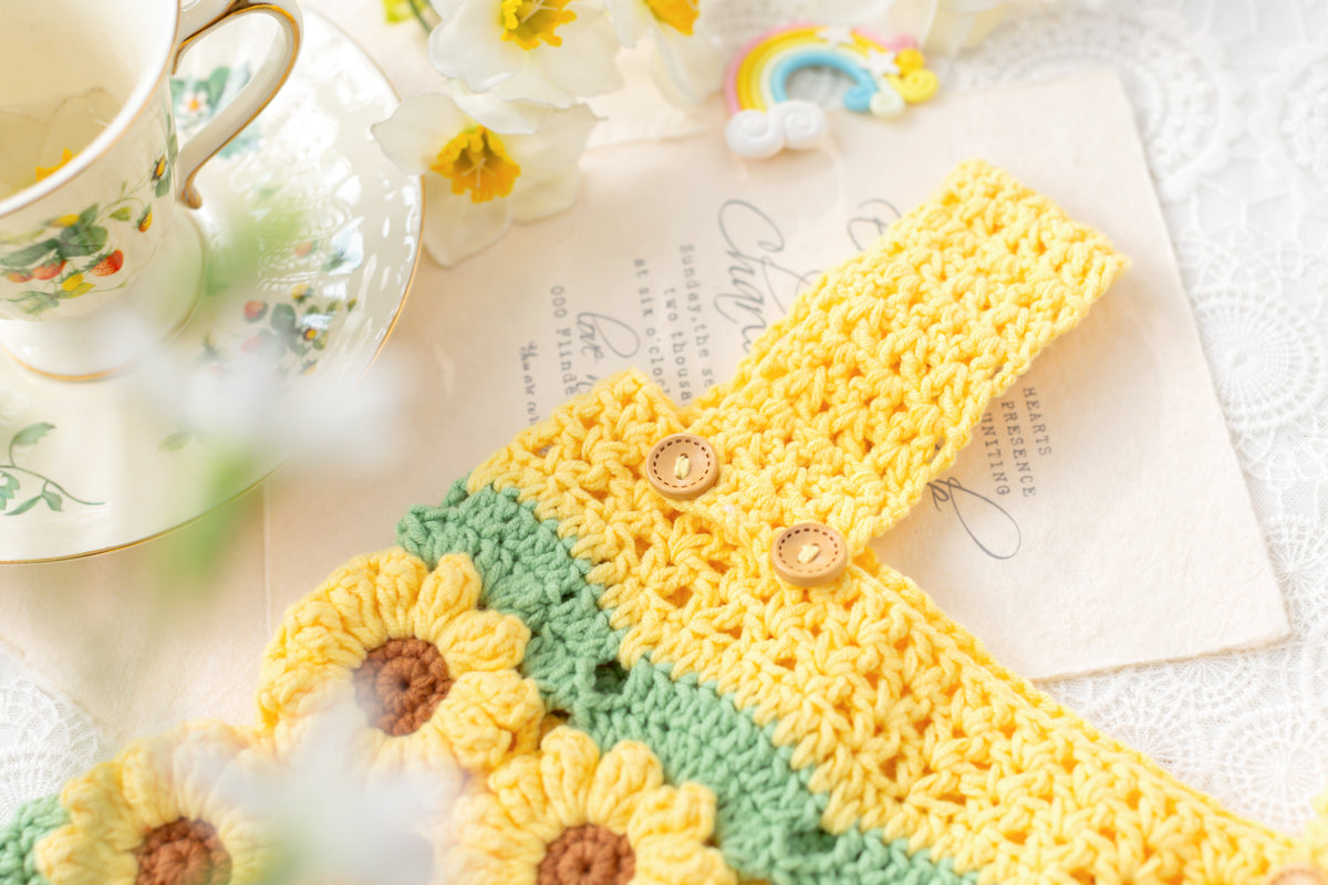 Sunflower Patchwork Dress Crochet Pattern