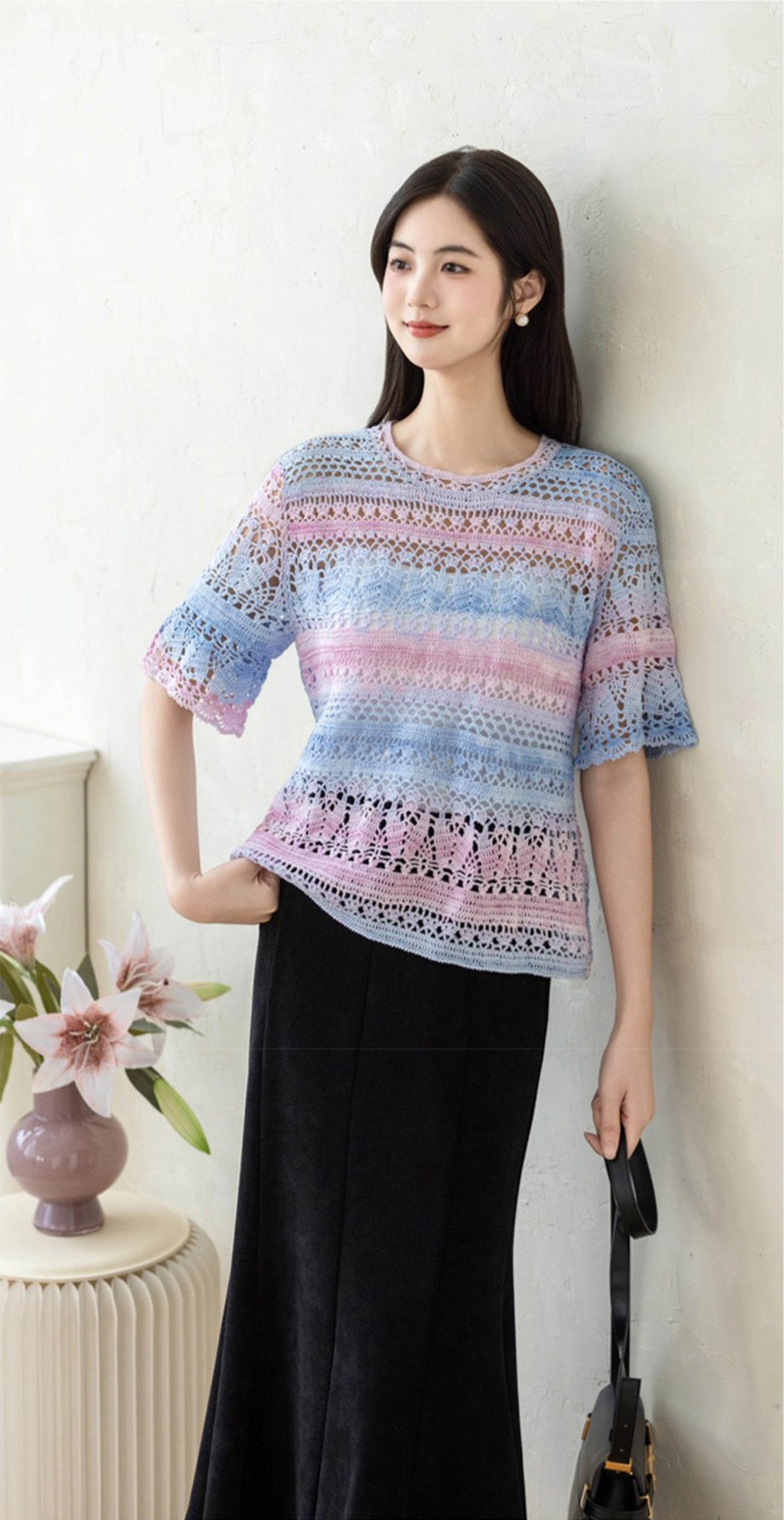 Butterfly Valley Pullover Crochet Pattern