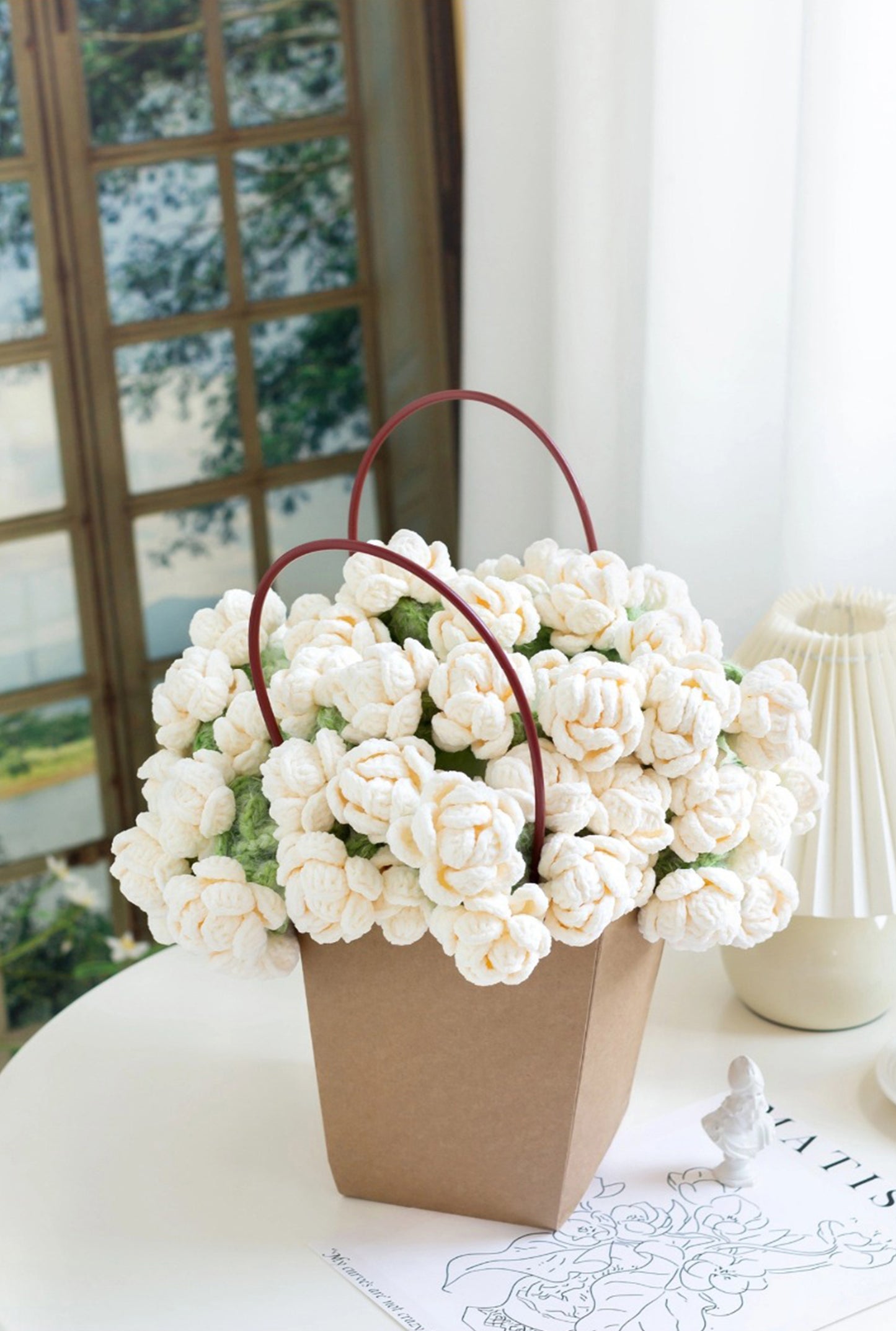 Jasmine Bouquet Blanket Crochet Kit