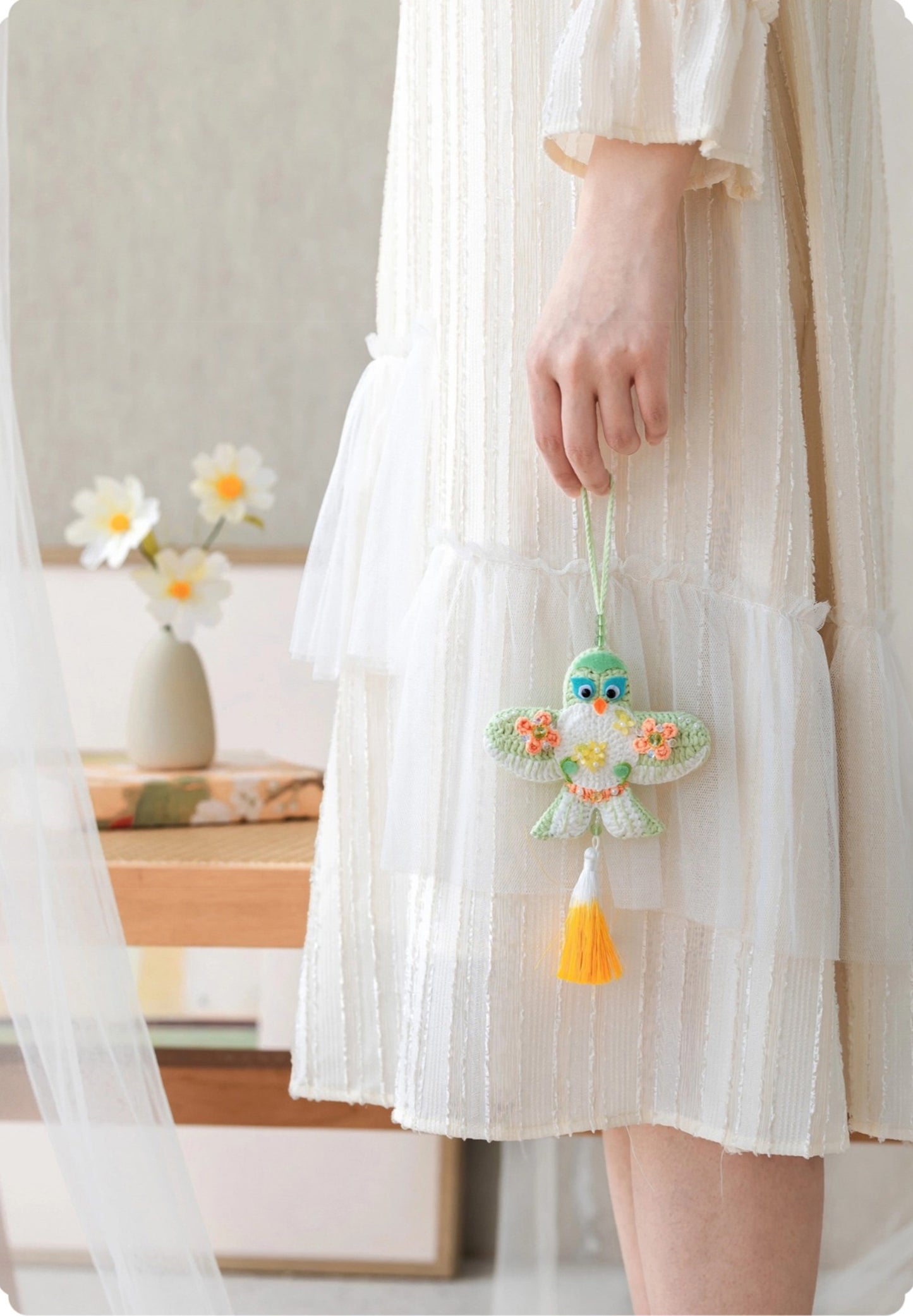 Swallow Kite Scent Sachet Crochet Kit