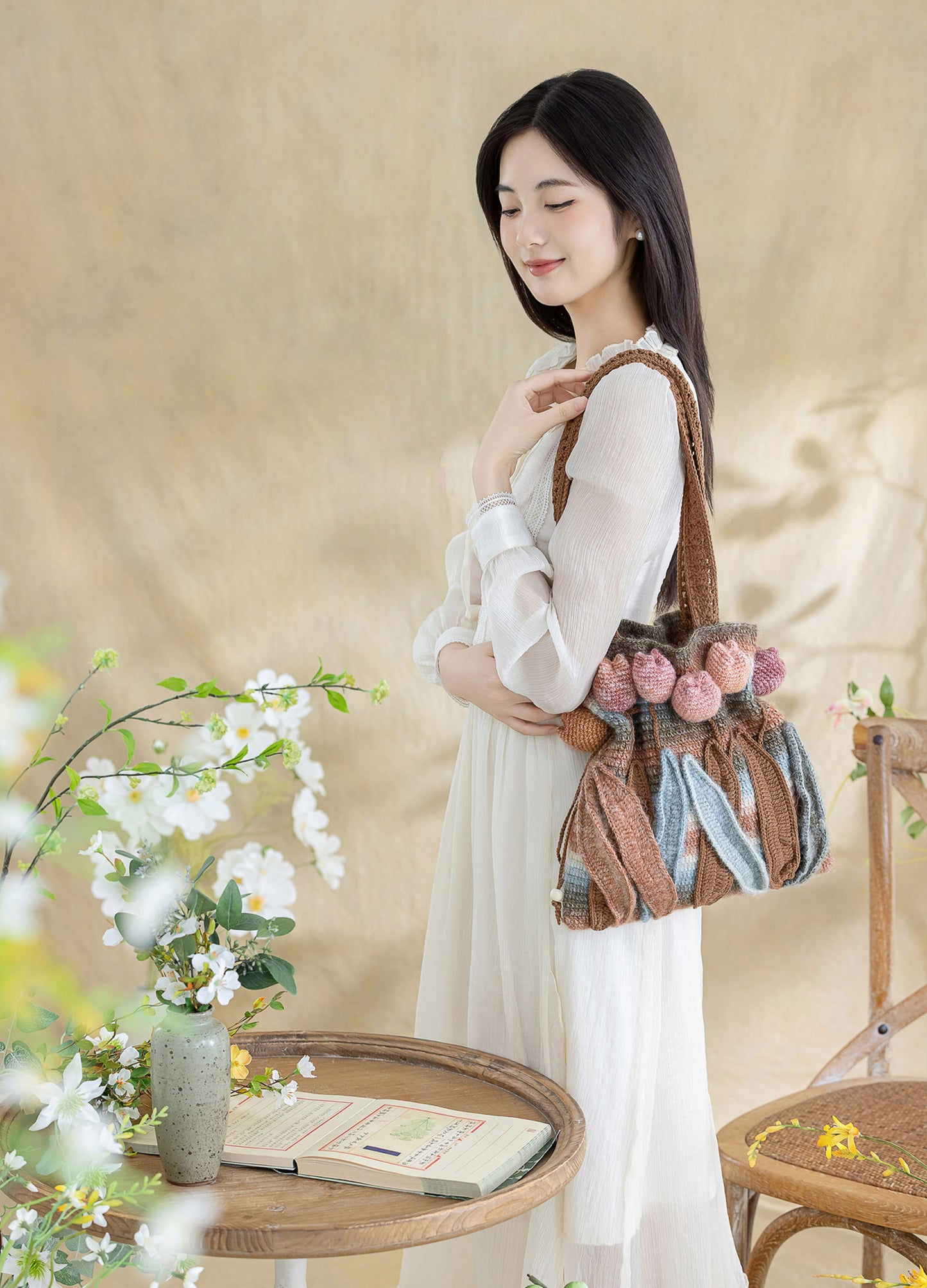 Blossom Shoulder Bag Crochet Kit