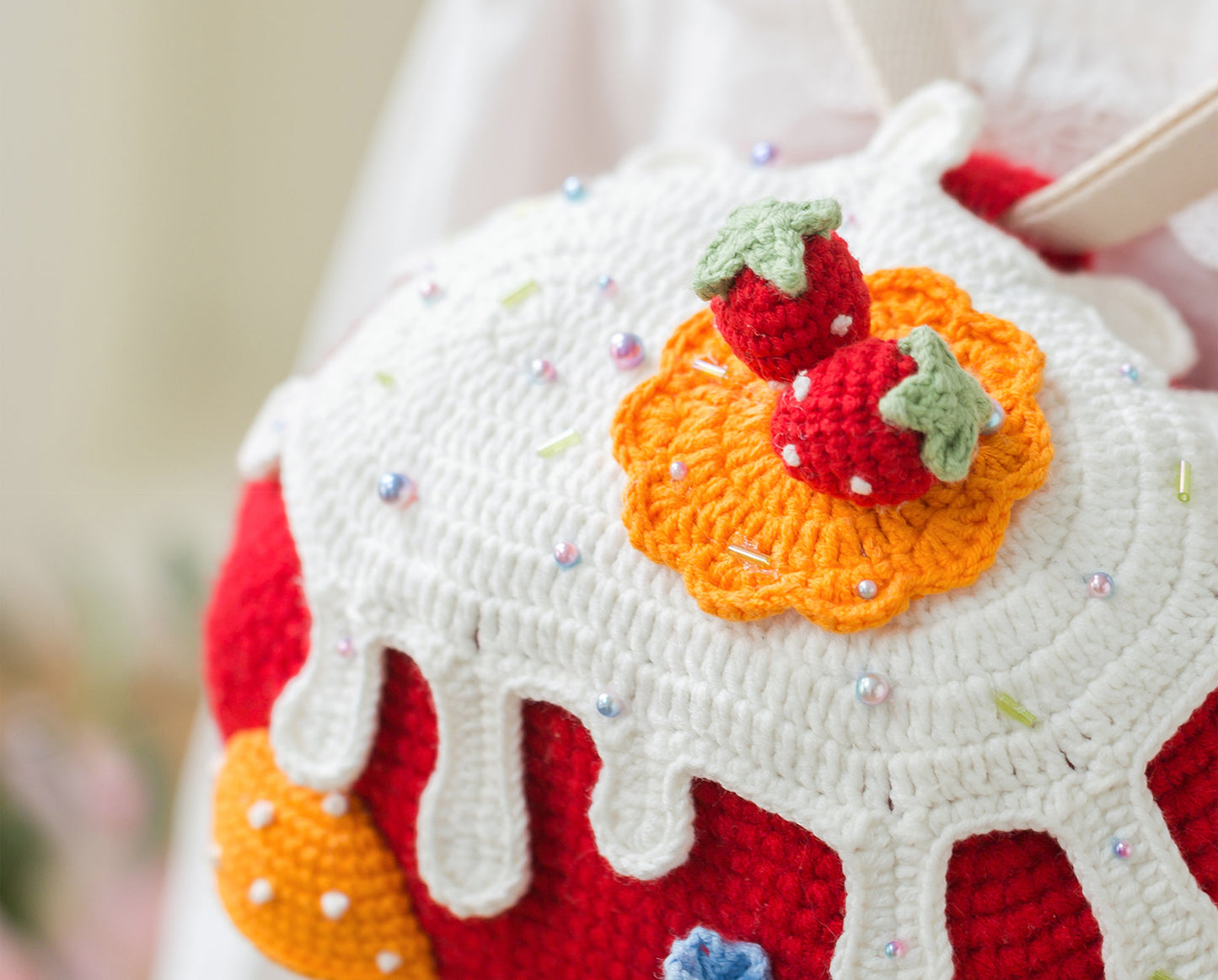 Mushroom House Backpack Crochet Pattern