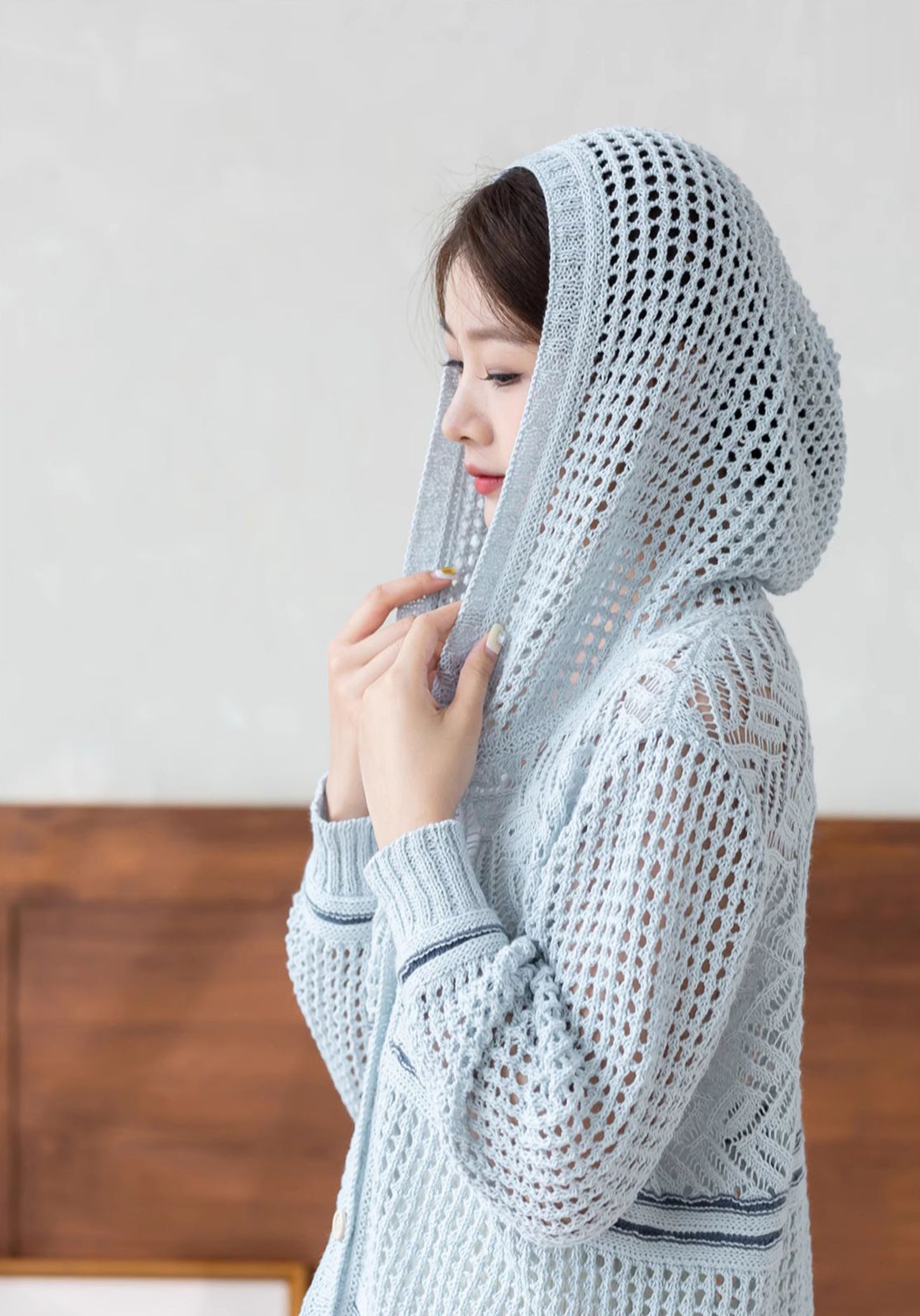 Breezy Hooded Cardigan Knit Kit