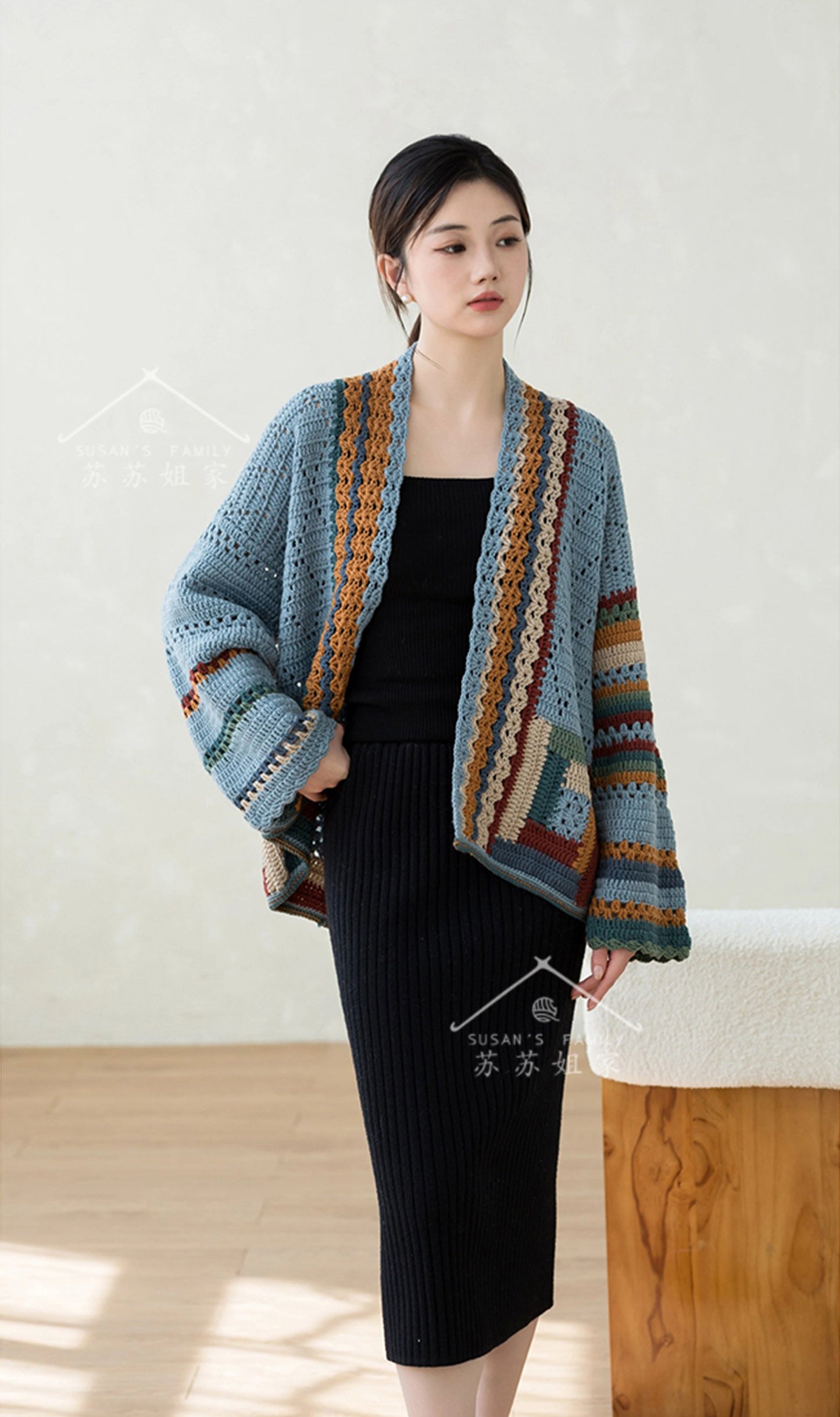 Lazy Loose Coat Crochet Pattern