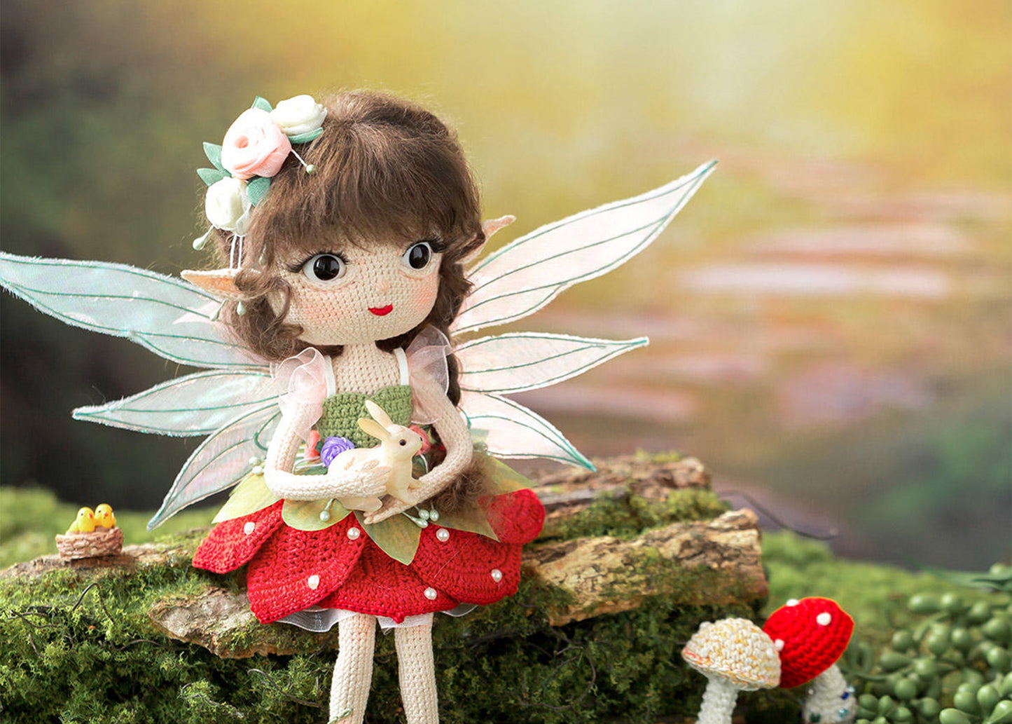Rose Fairy Crochet Pattern