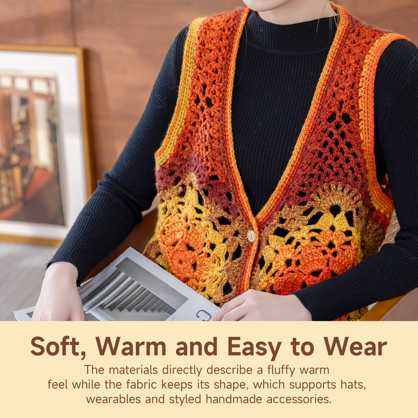 Susan's Family Sudden Impression Gradient Yarn-2 pack/4 pack 【US Warehouse】