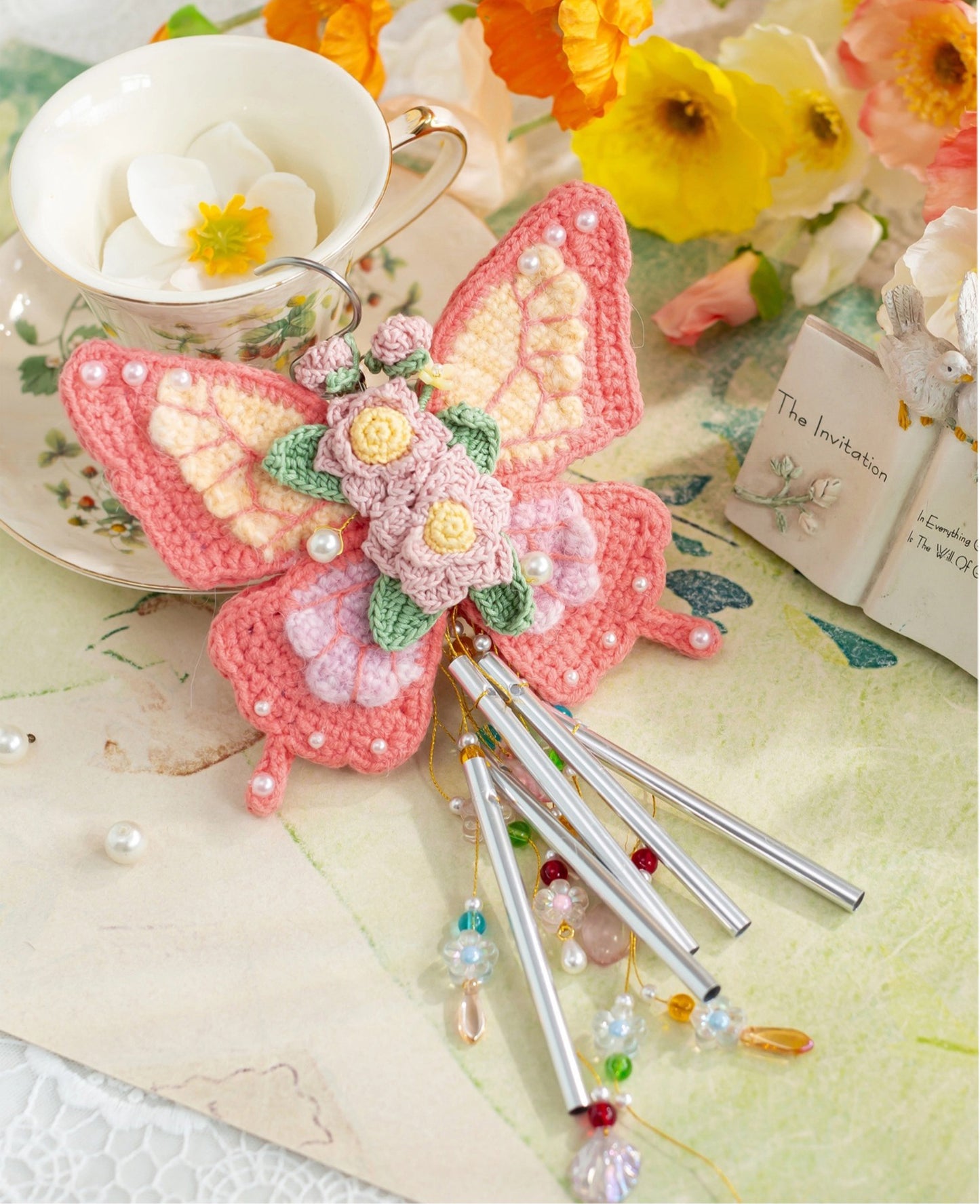 Butterfly Wind Chime Crochet Pattern