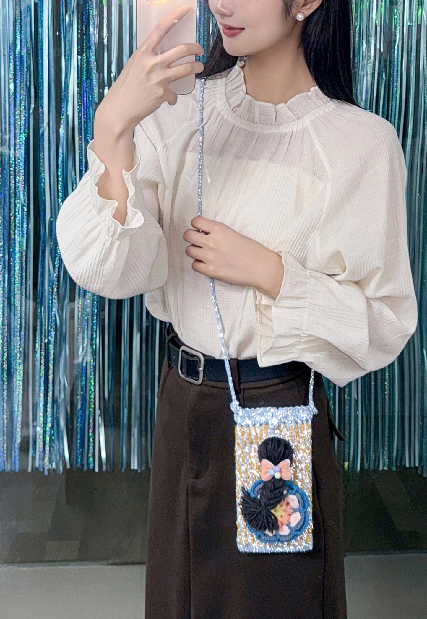 Shiny Phone Pouch Crochet Pattern