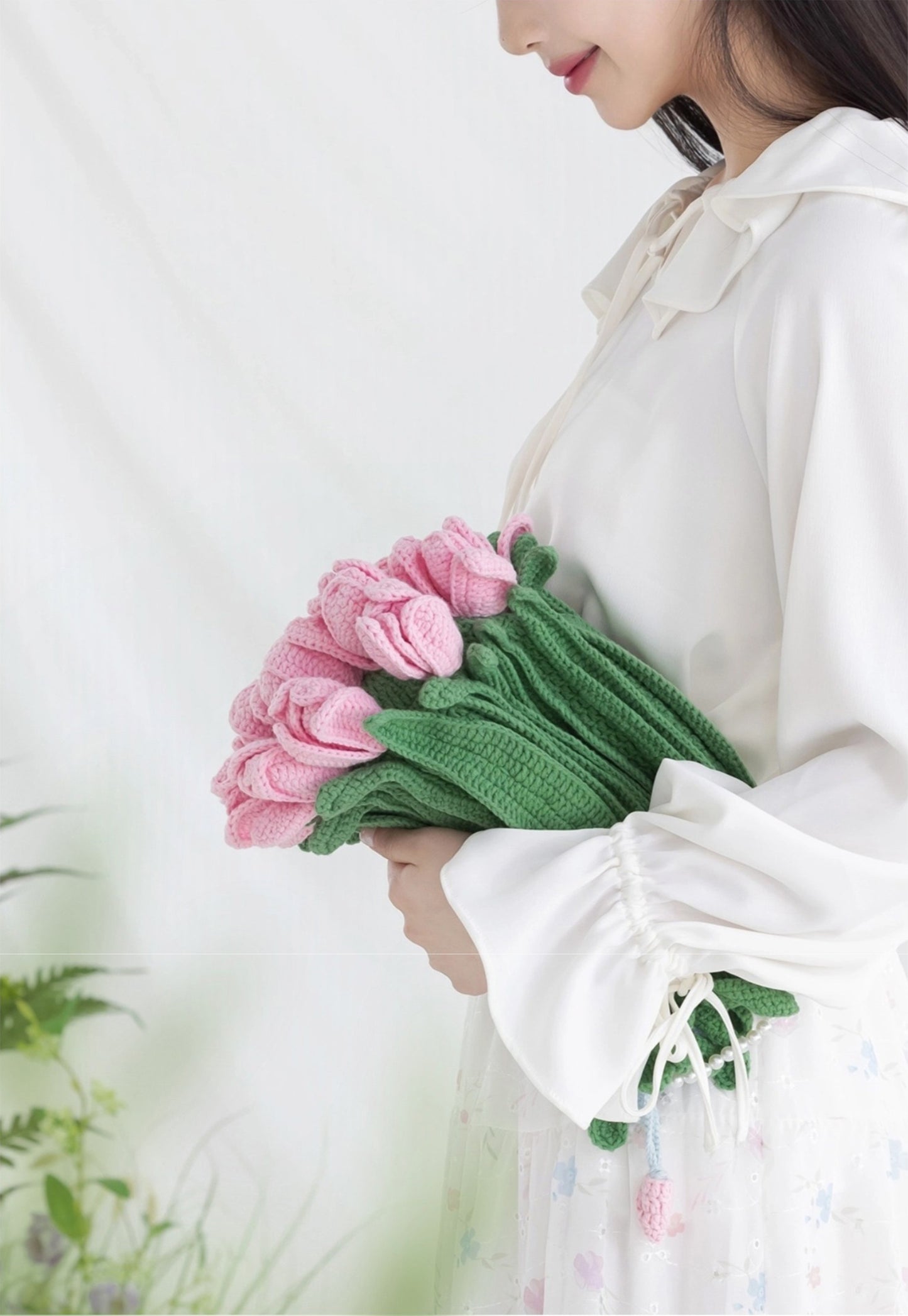 Tulip Bouquet Bag Crochet Pattern