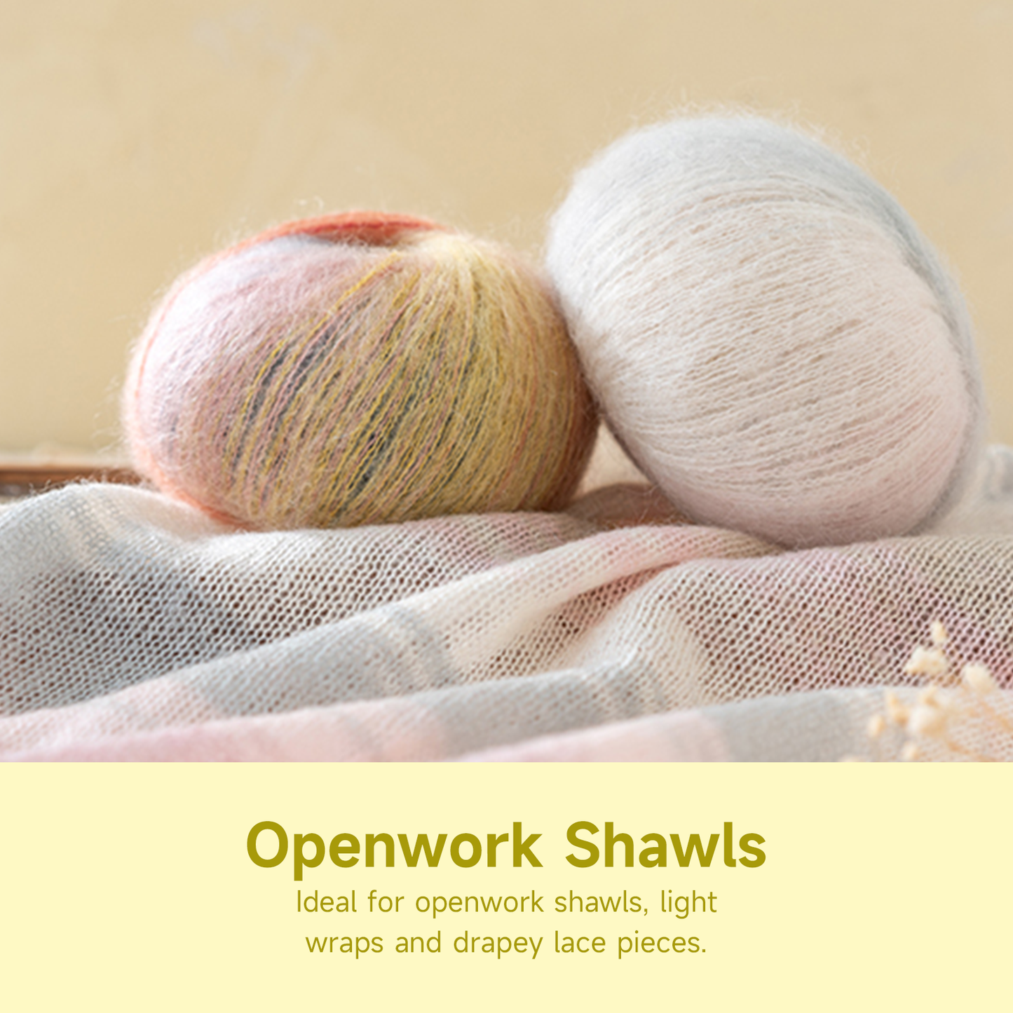 South African Soft Mohair Variegated