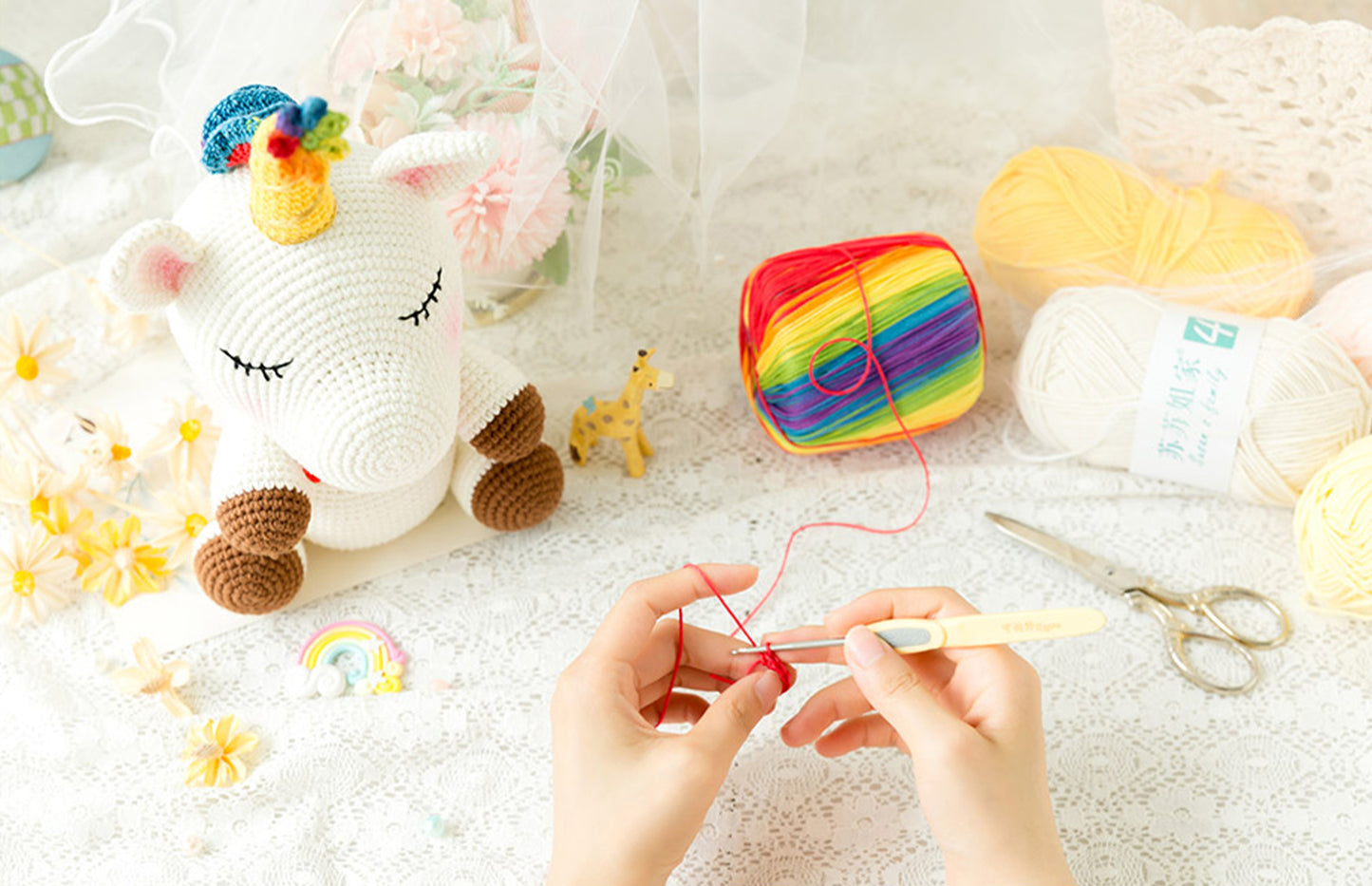 Unicorn Doll Crochet Pattern