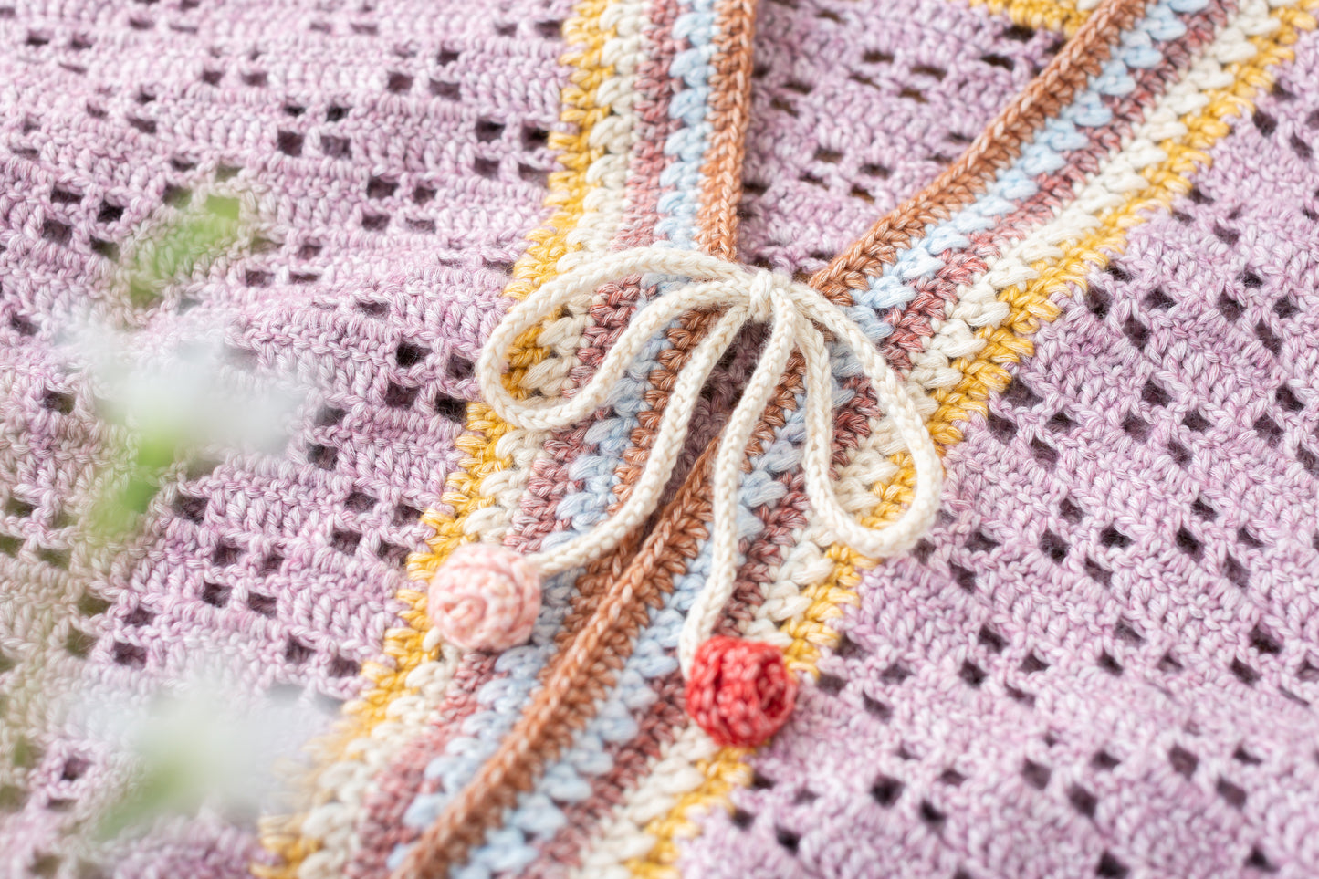 Rose Shawl Crochet Pattern