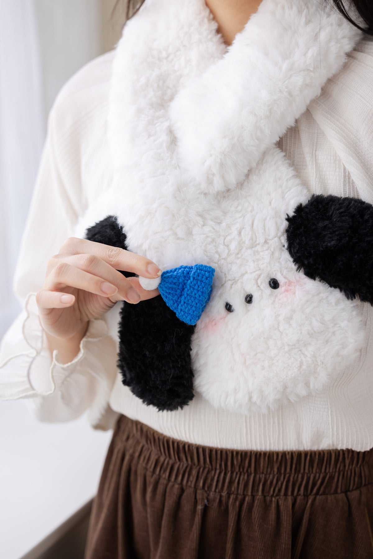 Fluffy Animal Scarf  Crochet Pattern