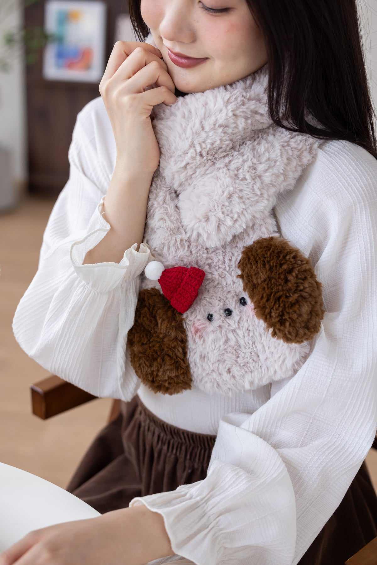 Fluffy Animal Scarf  Crochet Pattern