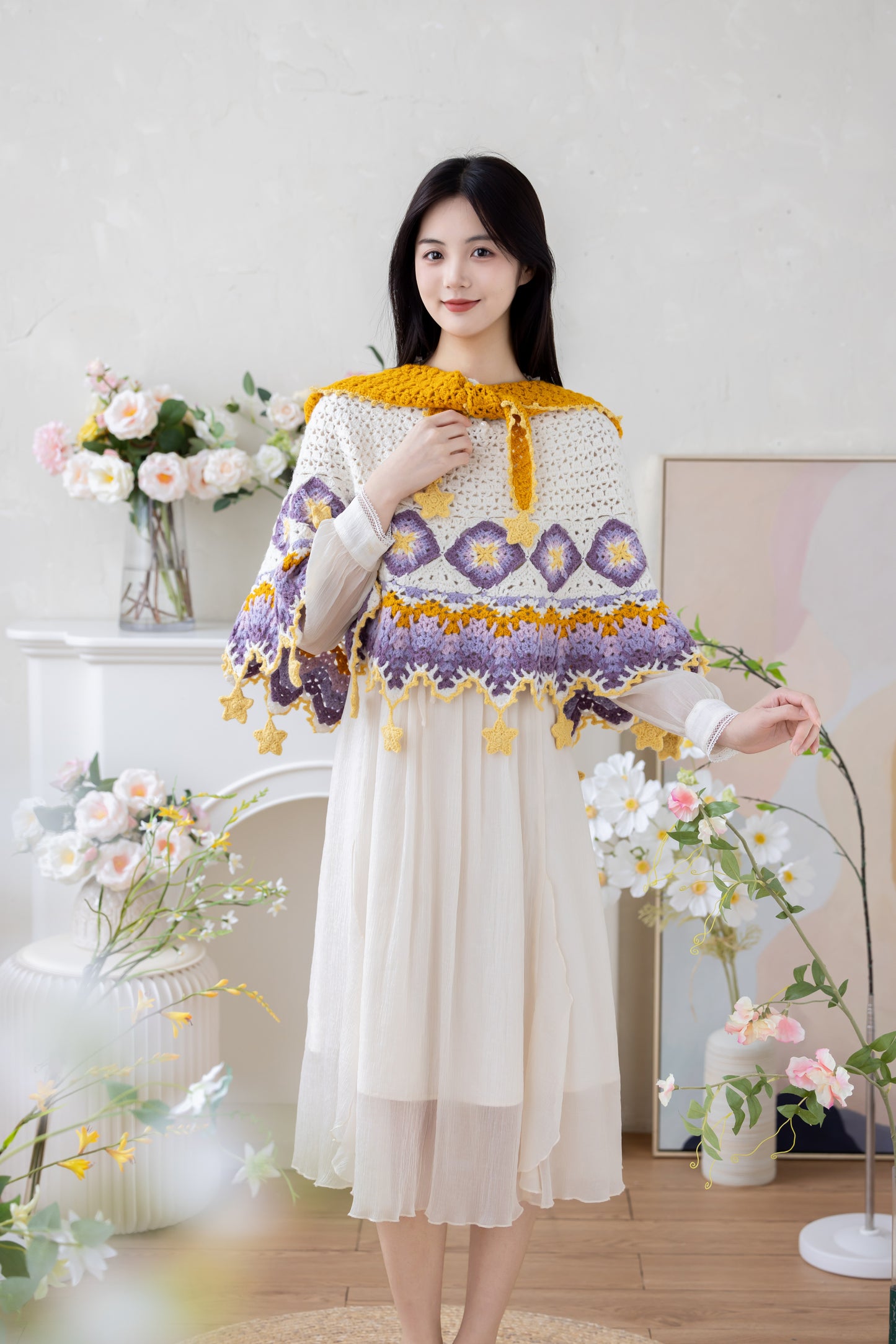 Starry Forest Cape Crochet Pattern