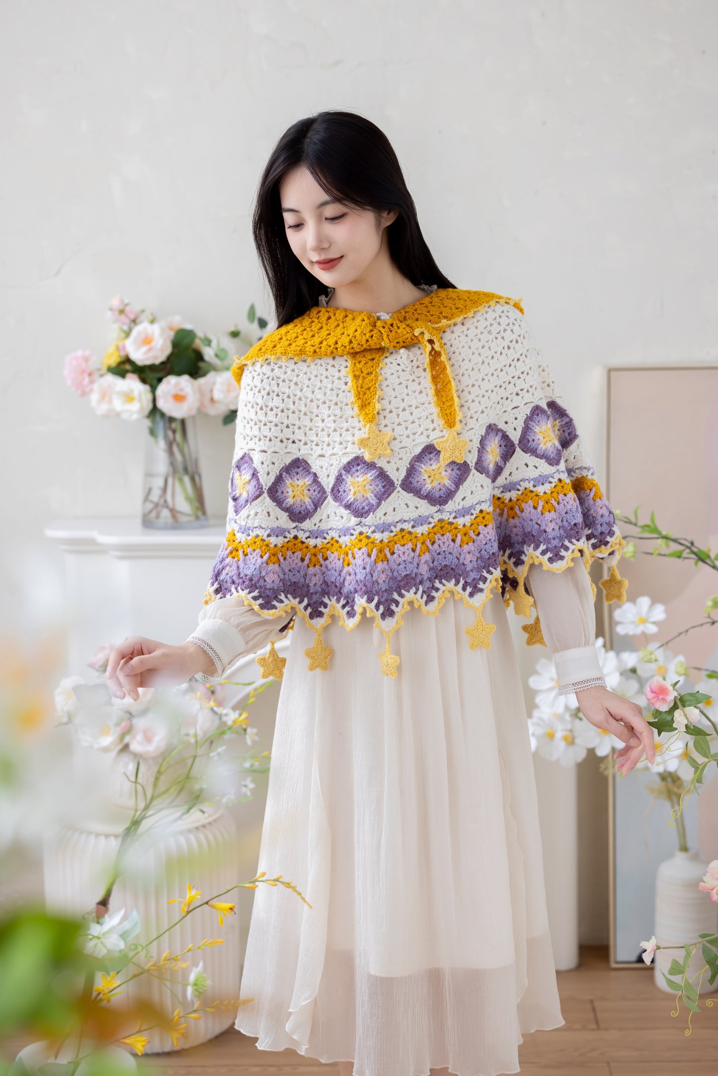 Starry Forest Cape Crochet Pattern