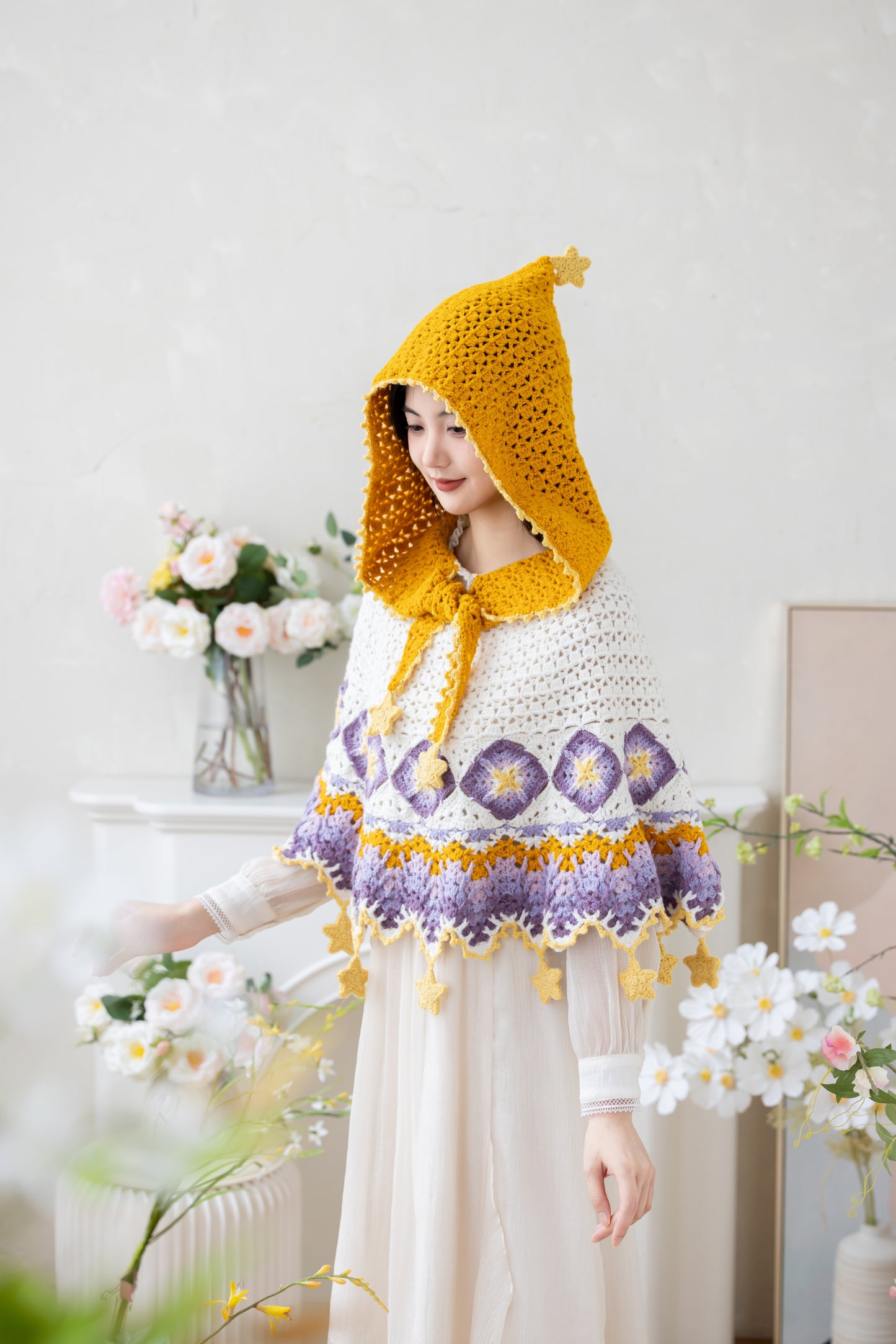 Starry Forest Cape Crochet Pattern