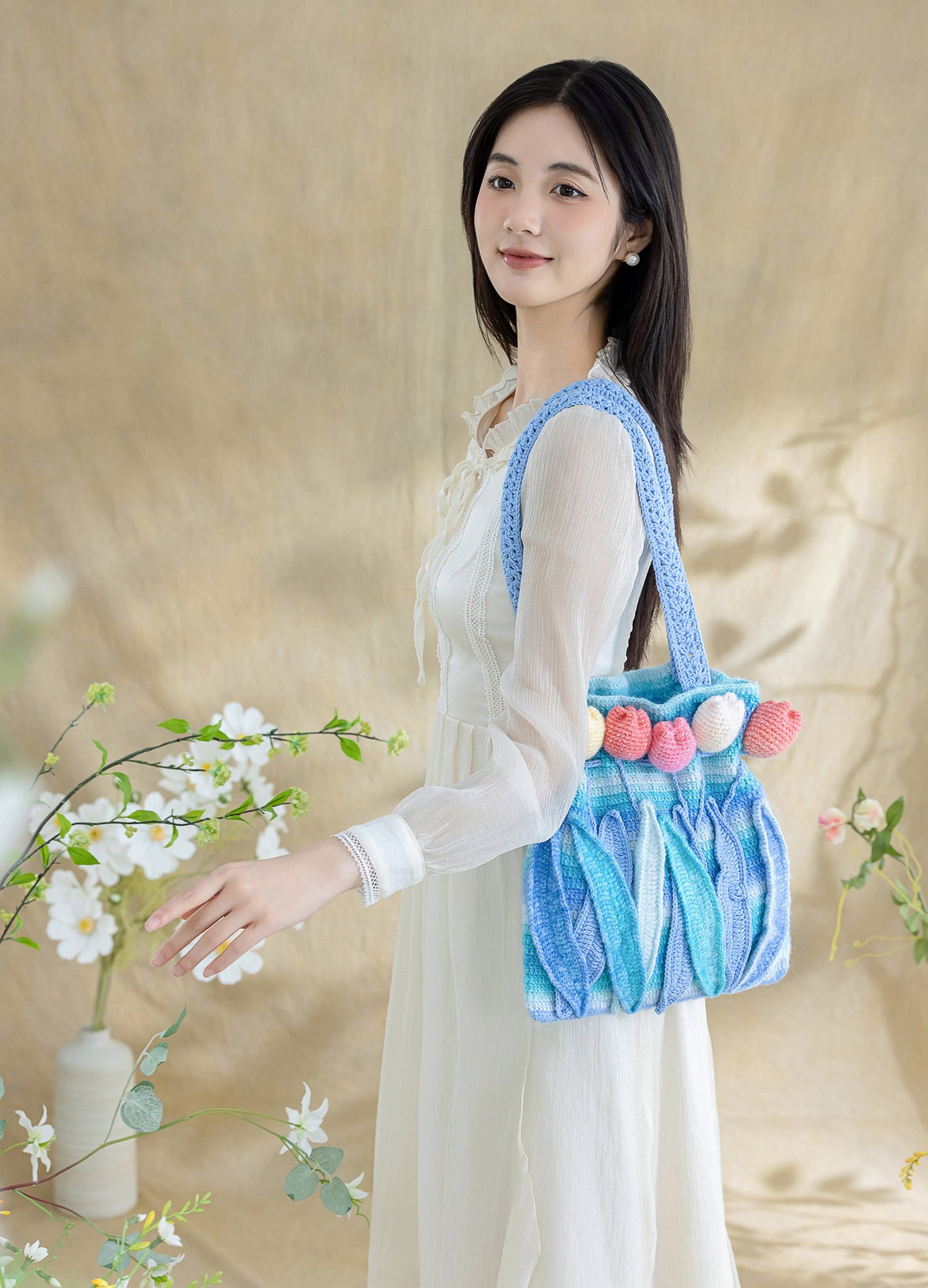 Blossom Shoulder Bag Crochet Kit