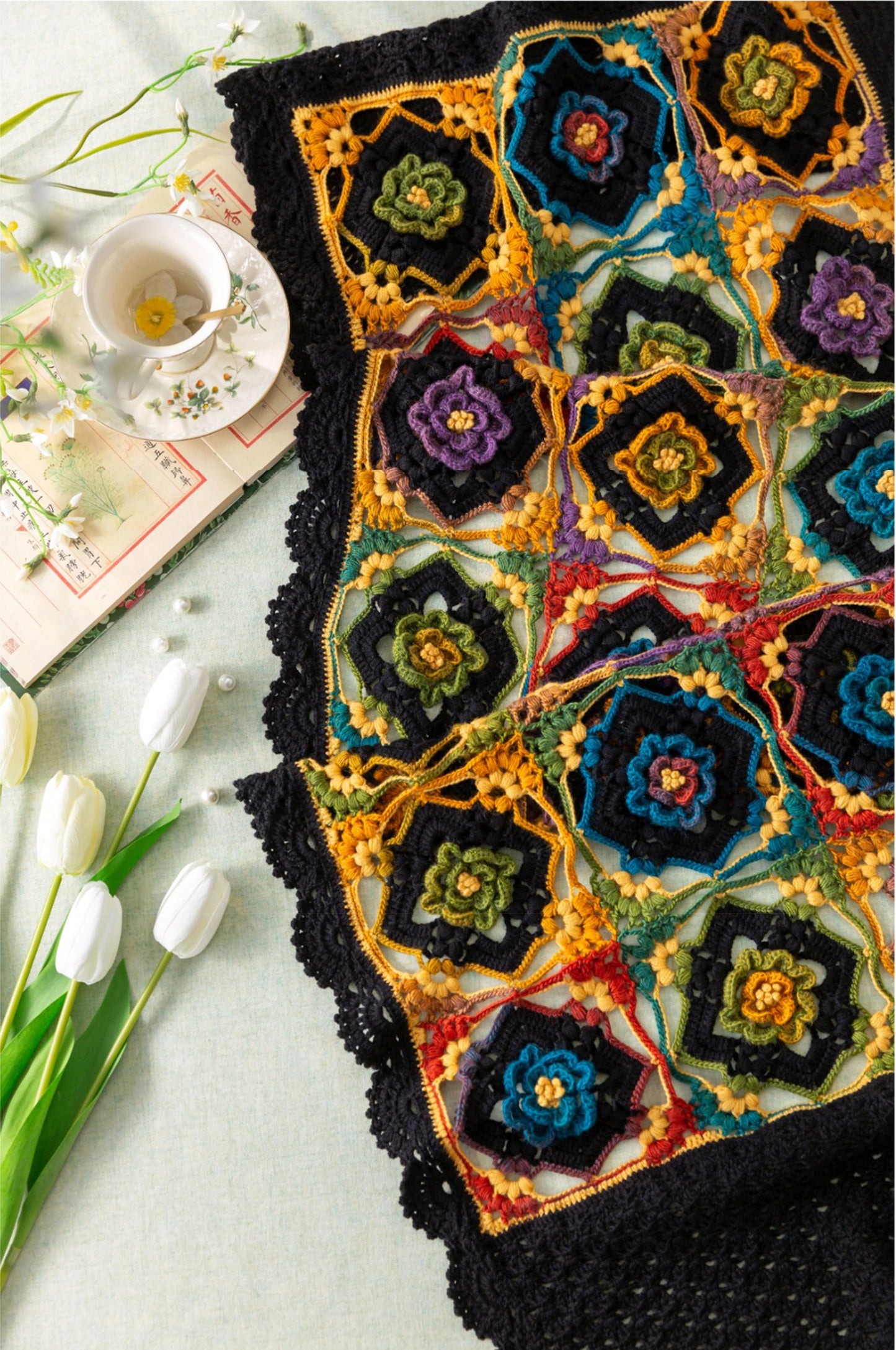 Linglong Shadow Crochet Yarn Kit