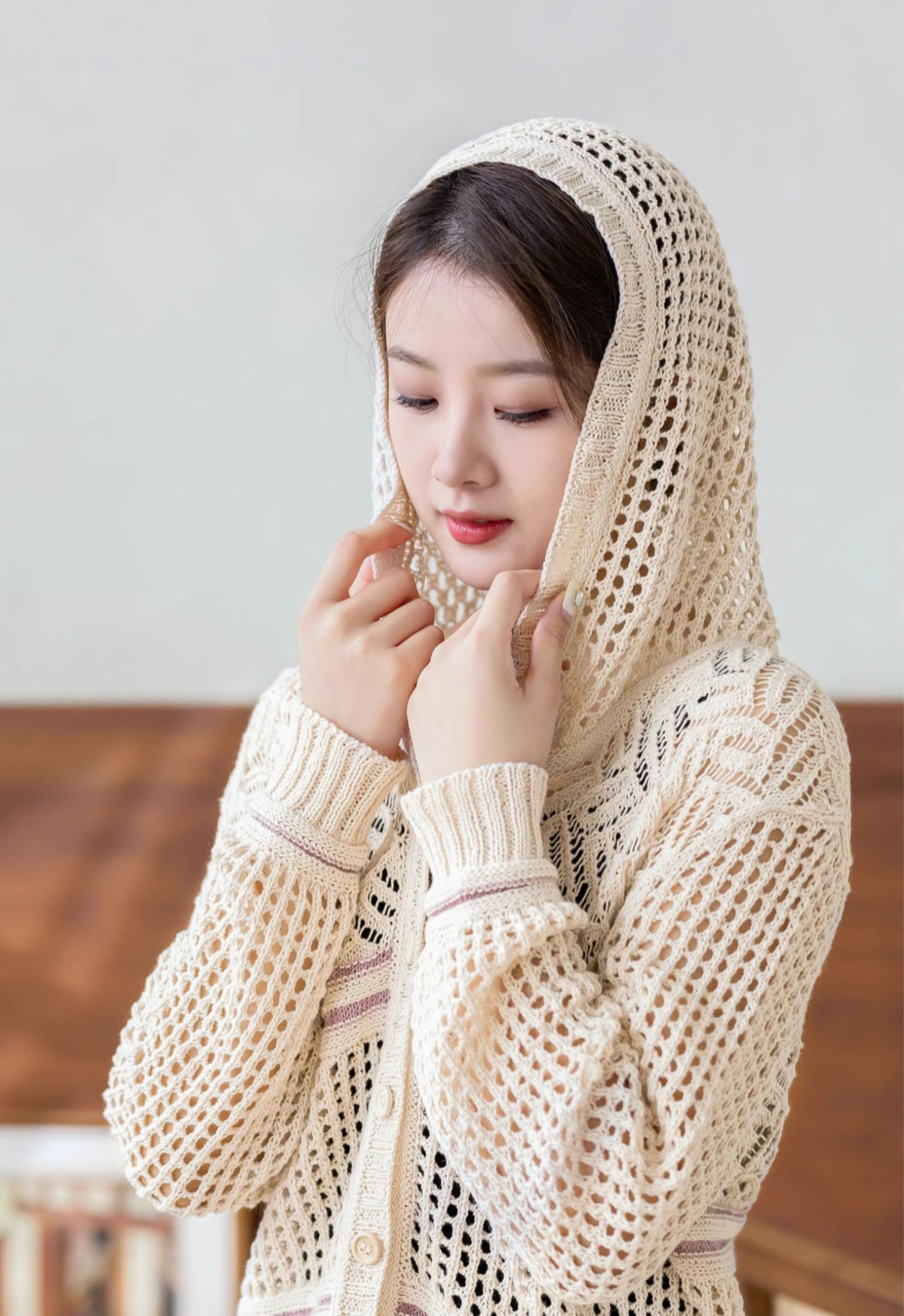 Breezy Hooded Cardigan Knit Kit