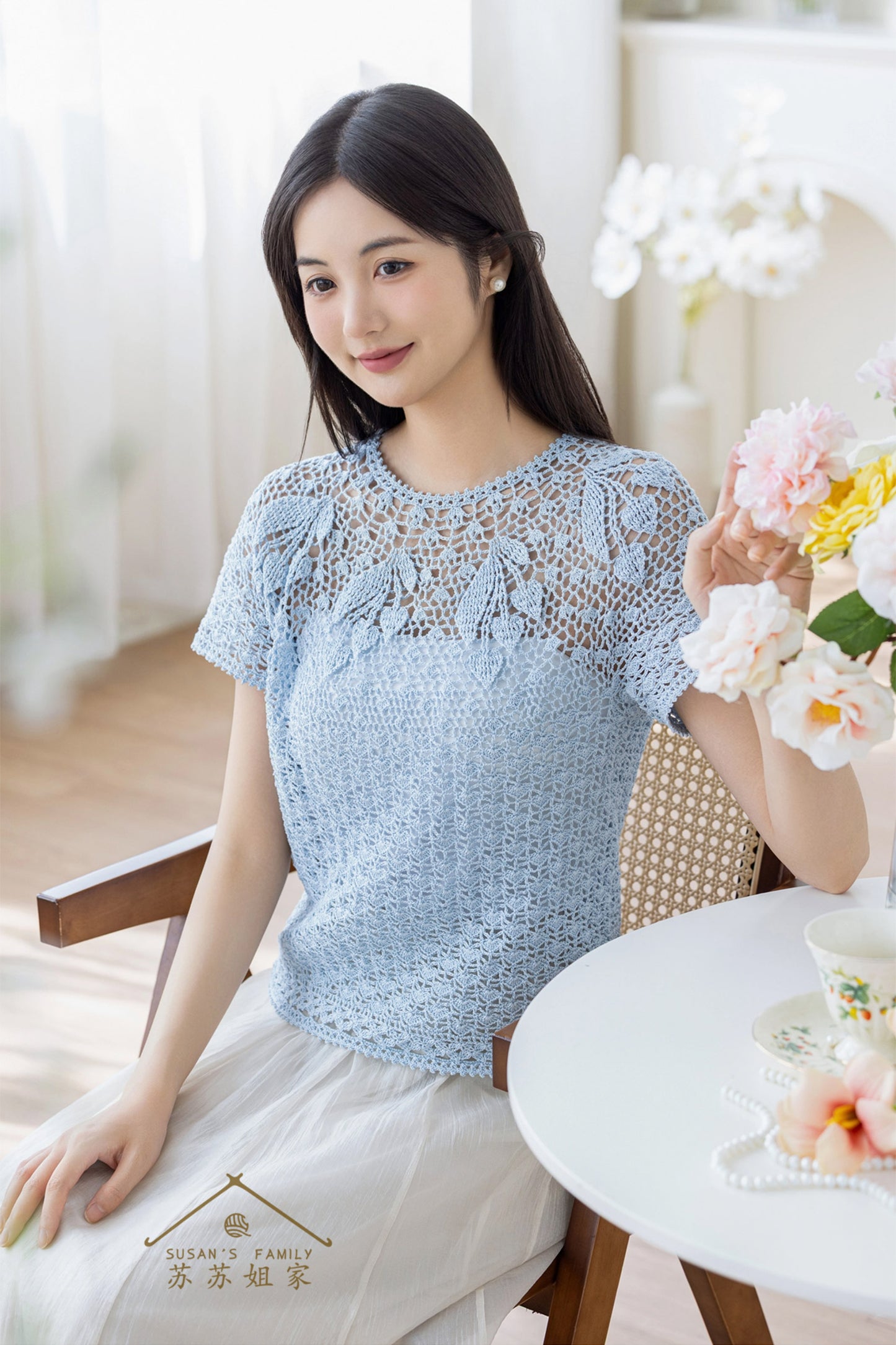 Lily of the Valley Lace Top Crochet Pattern