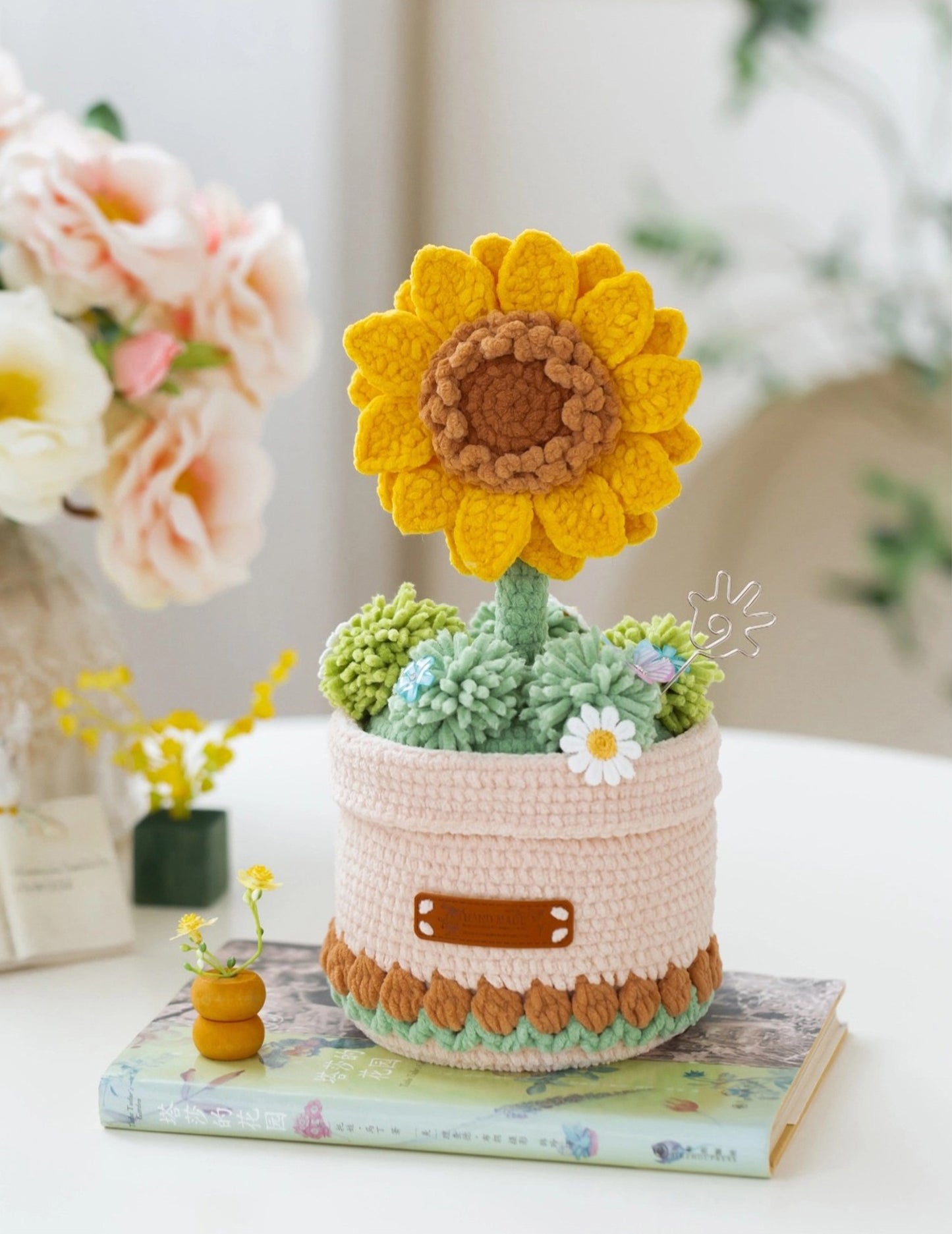 Flowerpot Pen Holder Crochet Pattern