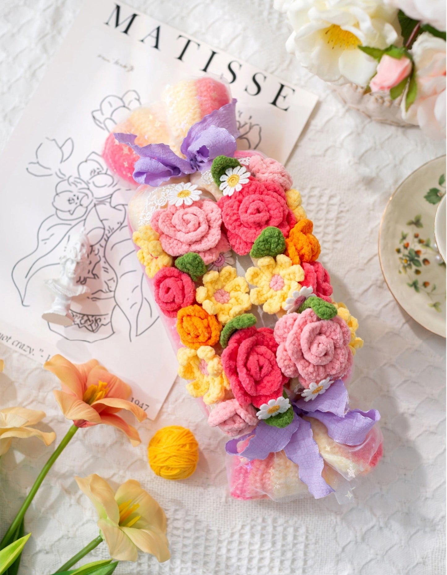 Candy Tissue Box Crochet Pattern