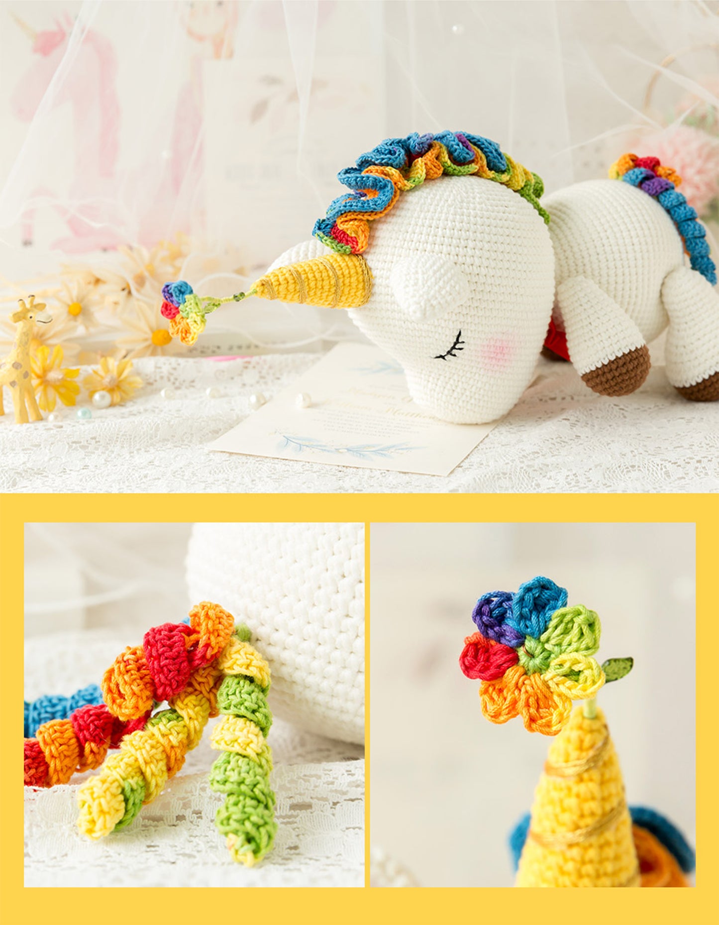 Unicorn Doll Crochet Pattern