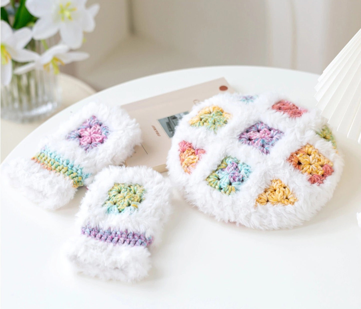Colorful Grid Set Crochet Kit