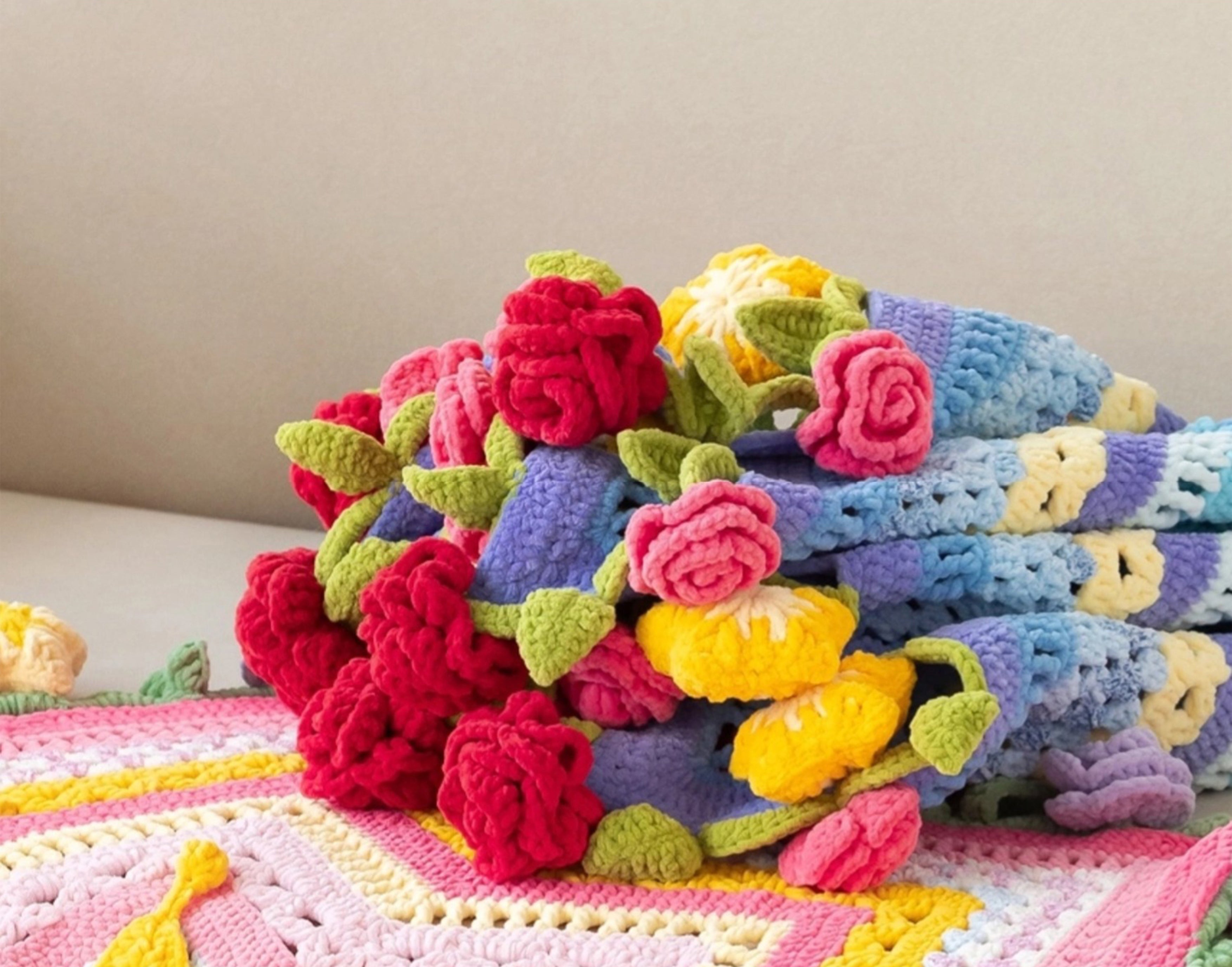 Starlight Bouquet Blanket Crochet Pattern – Susan's Family Crochet