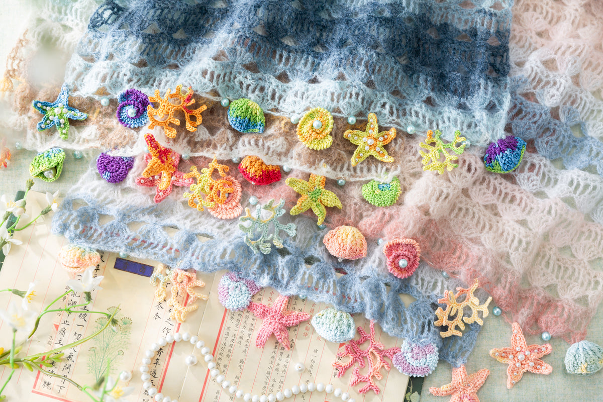 Luna Shell Shawl Crochet Kit