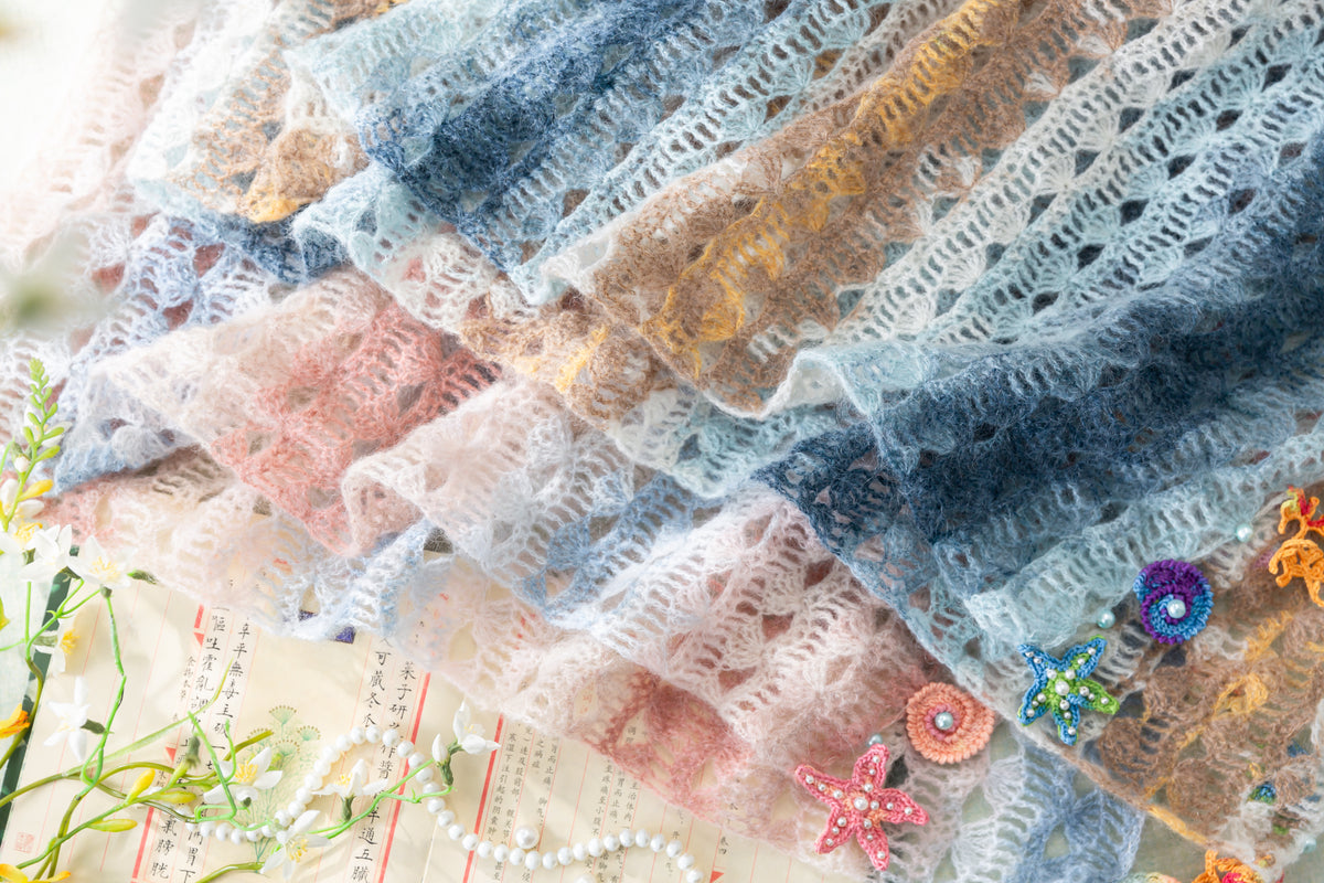 Luna Shell Shawl Crochet Kit