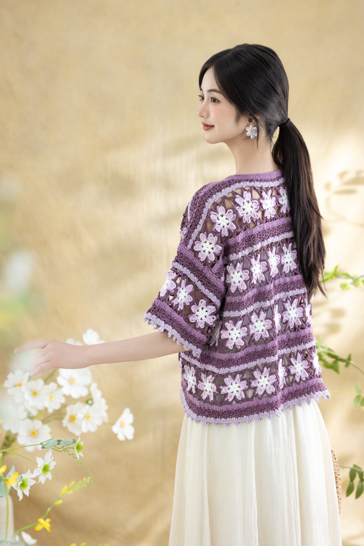 Flowered Balcony Crochet Pattern