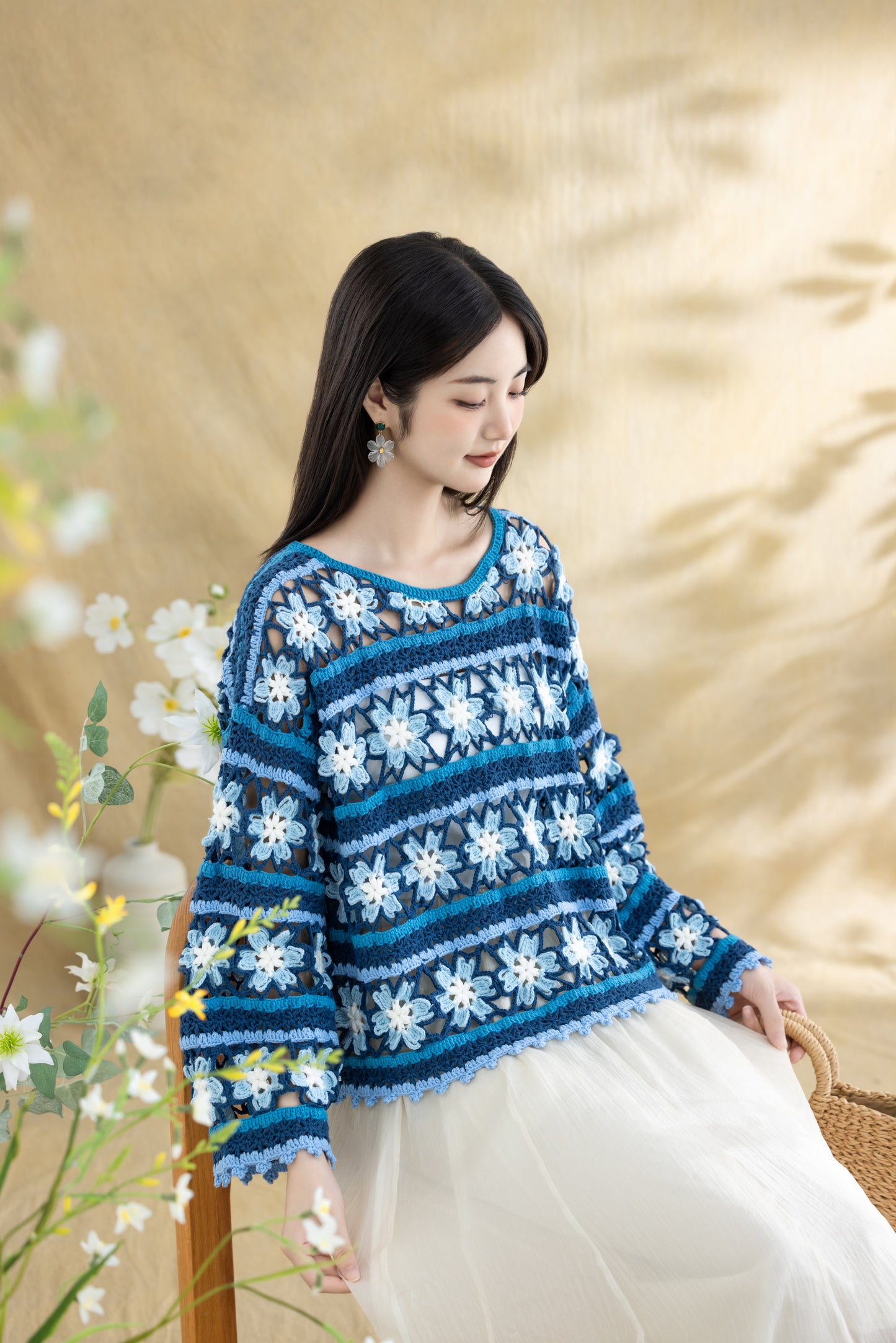 Flowered Balcony Crochet Pattern