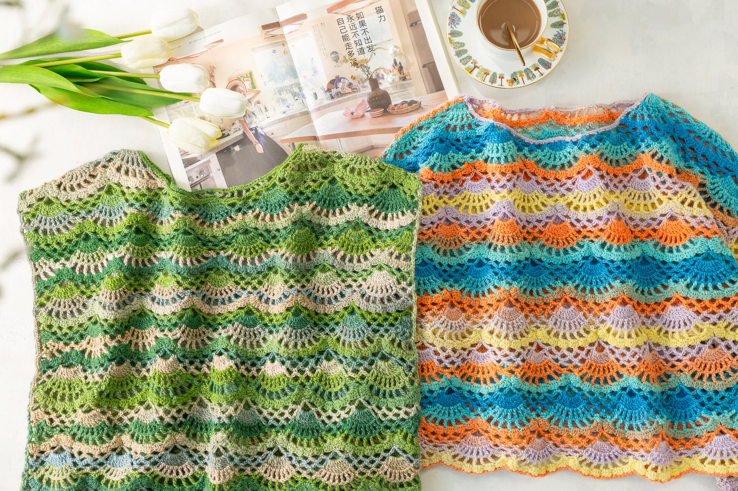 Chasing Waves | Crochet Chart Pattern | Limited Written Instructions | Video Tutorial Available