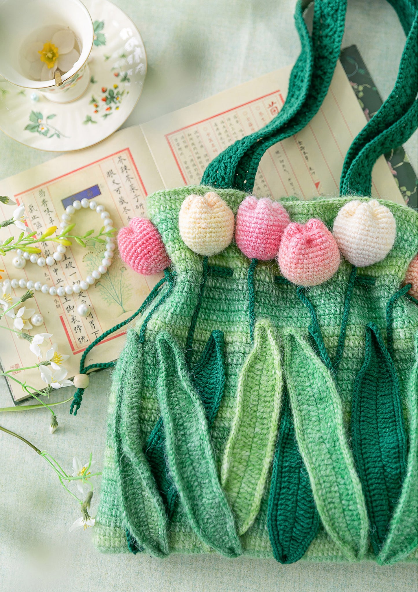 Blossom Shoulder Bag Crochet Kit