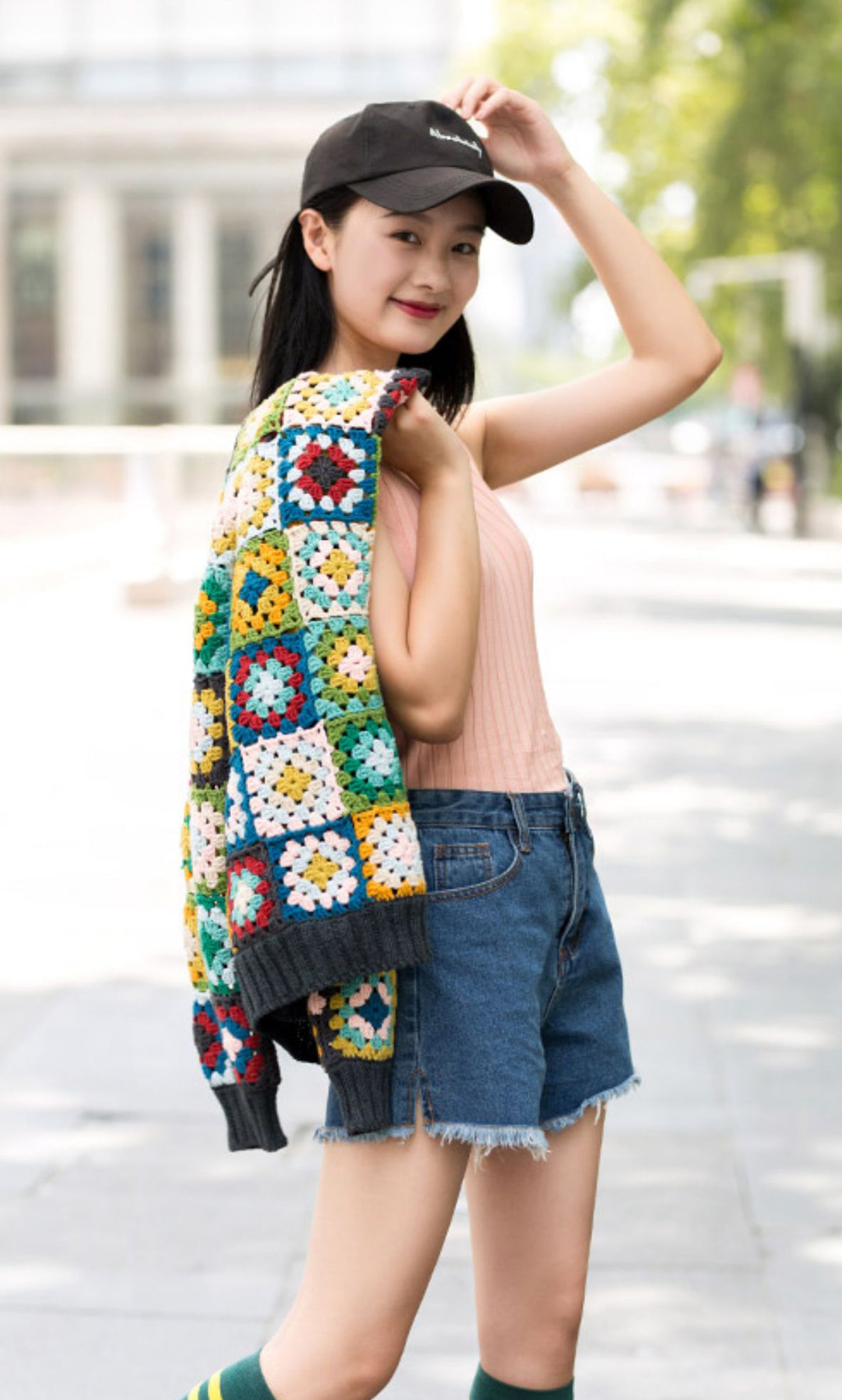 Granny Square Jacket Crochet Pattern