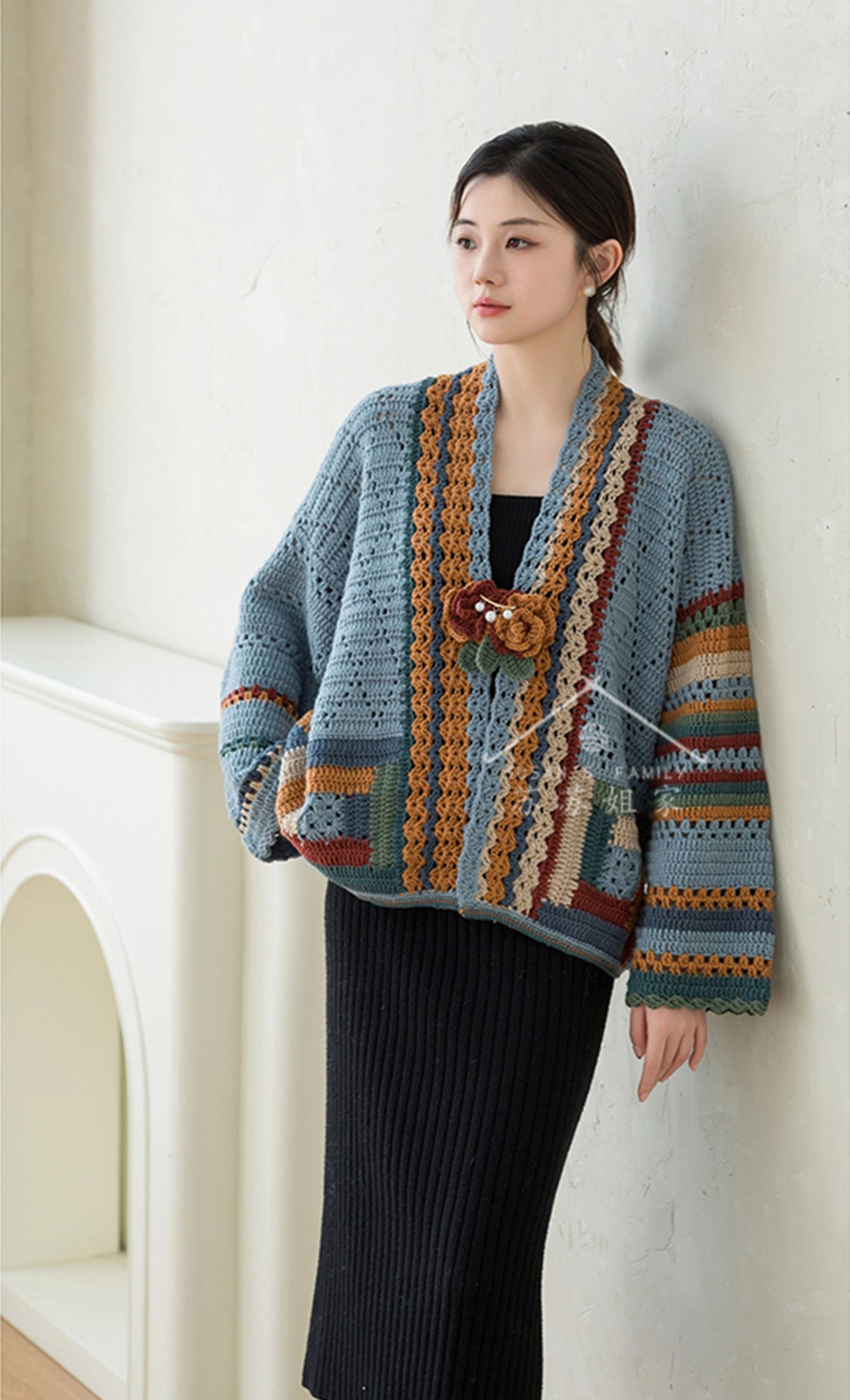 Lazy Loose Coat Crochet Pattern