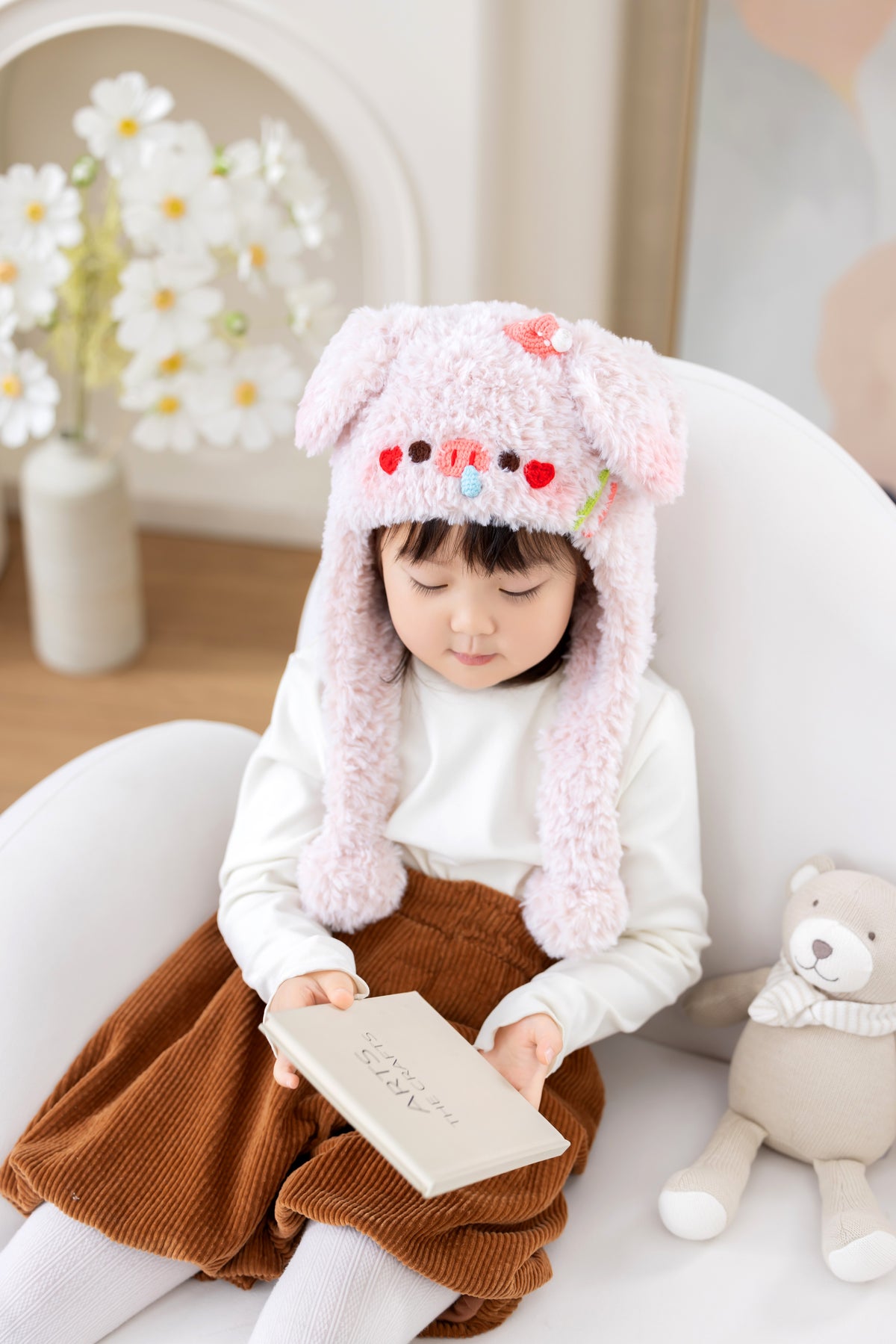 Snuggle Bug Earflap Hat Crochet Kit