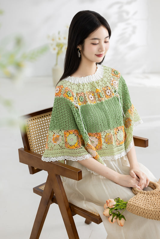 Summer Lace Multi-use Cape Crochet Kit